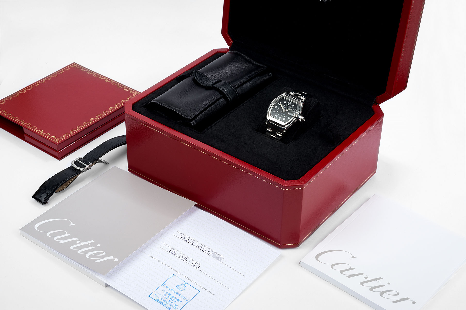 ref 2510 | Box & Papers | Cartier Roadster