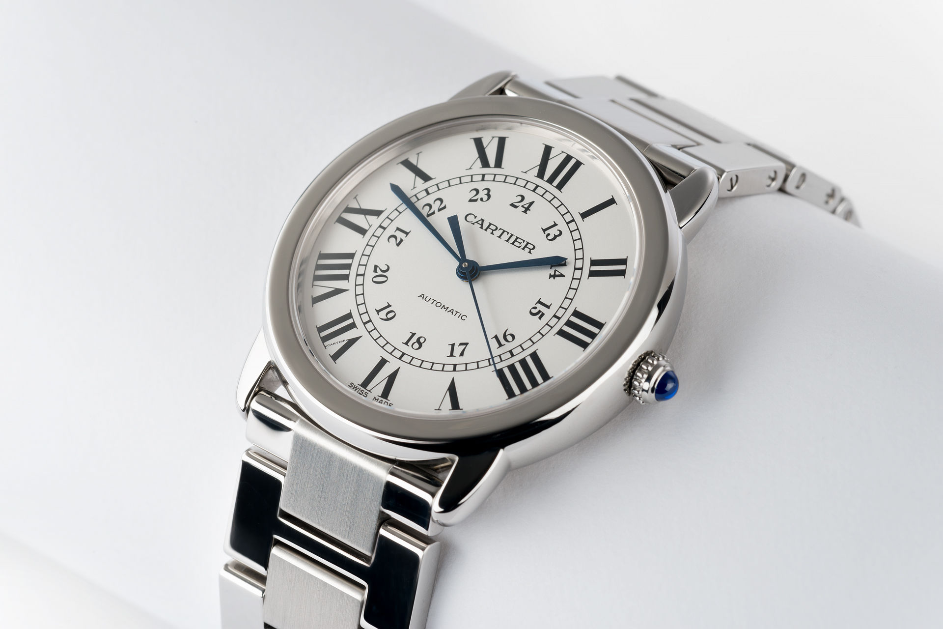 ref WSRN0012 | 36mm 'Box & Papers' | Cartier Ronde