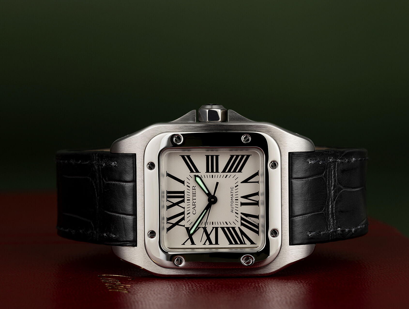 ref W20106X8 | W20106X8 - Box & Certificate | Cartier Santos 100