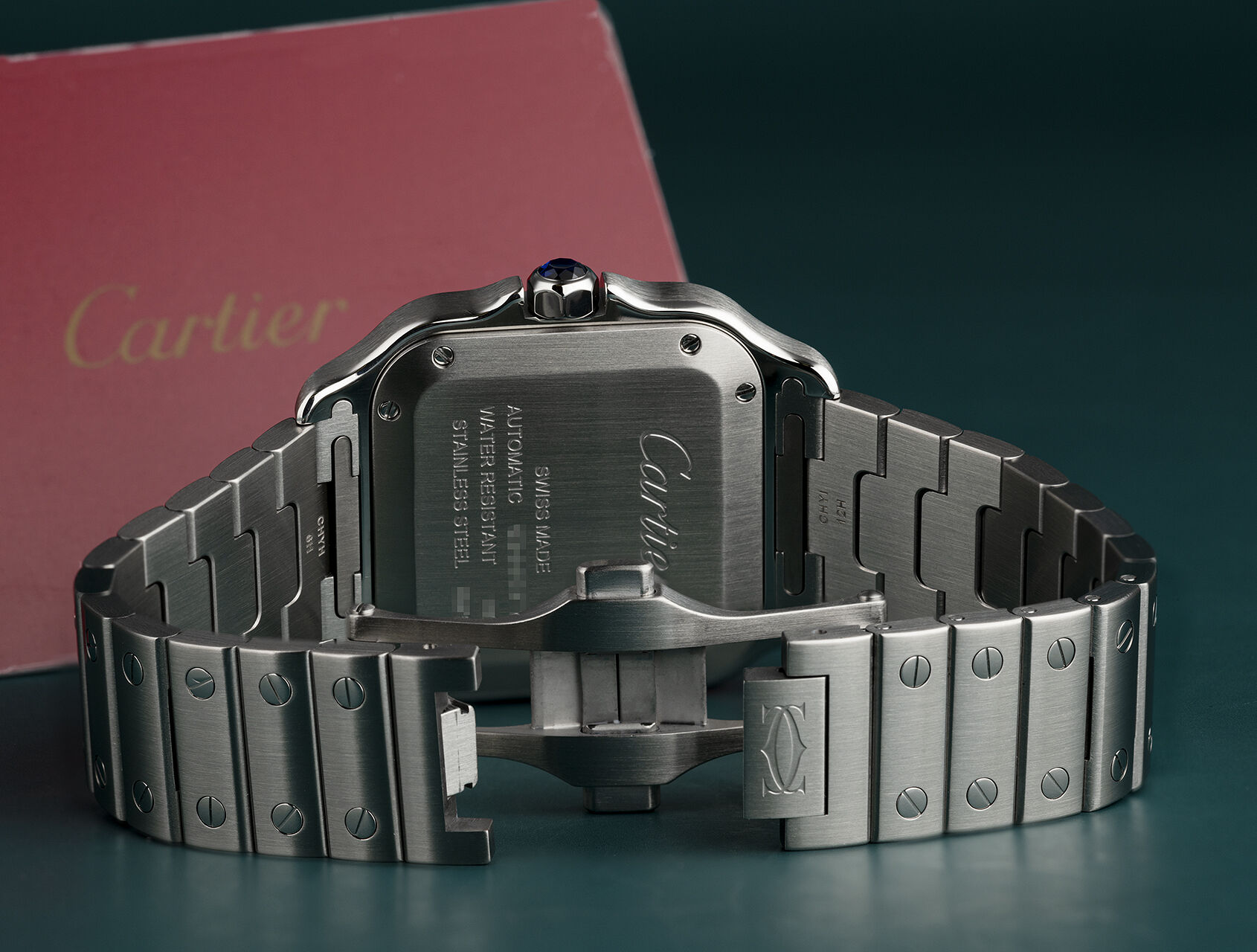 ref WSSA0010 | WSSA0010 - Box & Certificate | Cartier Santos de Cartier