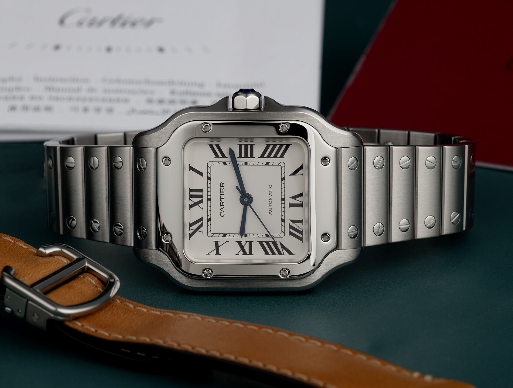 ref WSSA0010 | WSSA0010 - Box & Certificate | Cartier Santos de Cartier