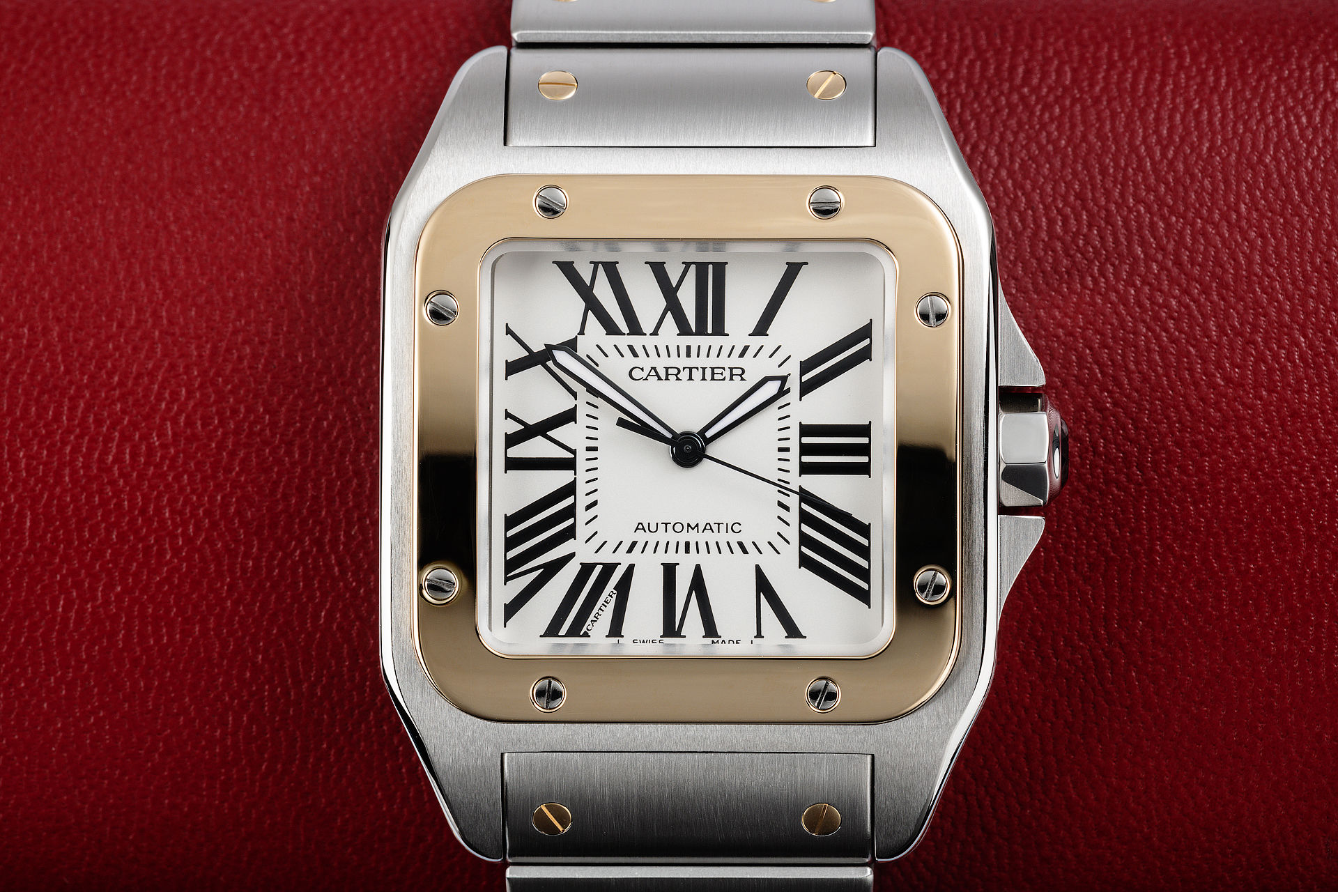 ref W200728G | 'Brand New' Box & Papers | Cartier Santos 100
