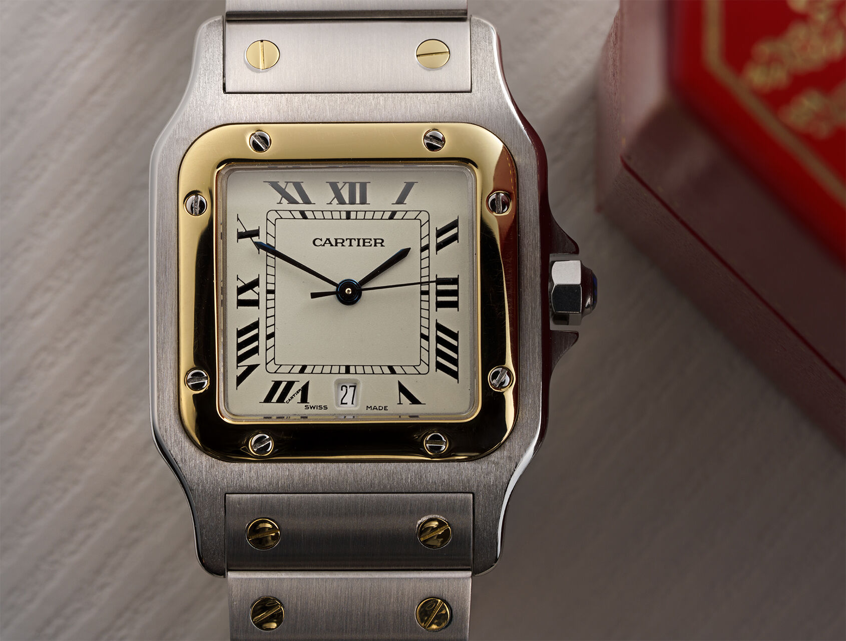 ref 1566 | 1566 - Gold & Steel | Cartier Santos 