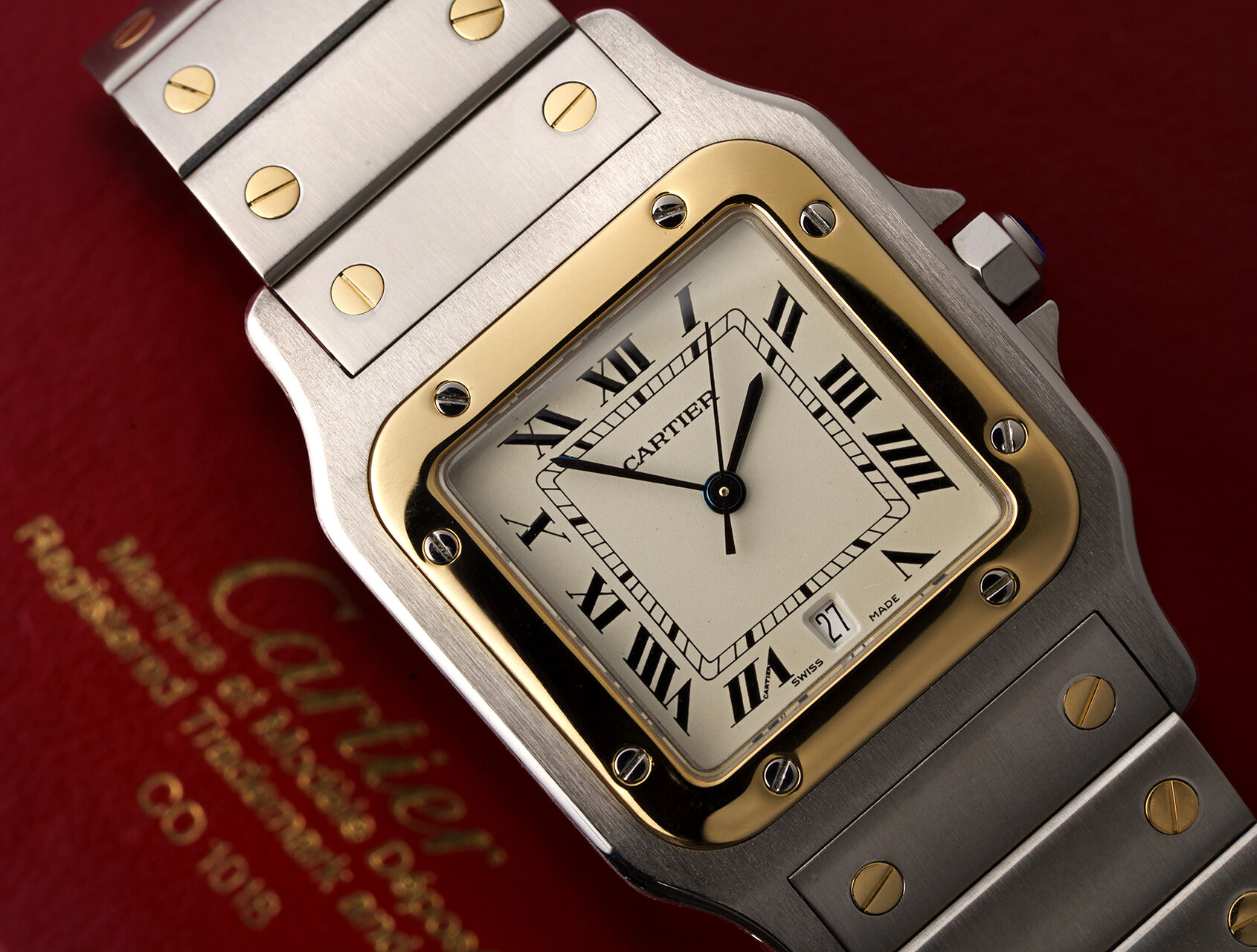 ref 1566 | 1566 - Gold & Steel | Cartier Santos 