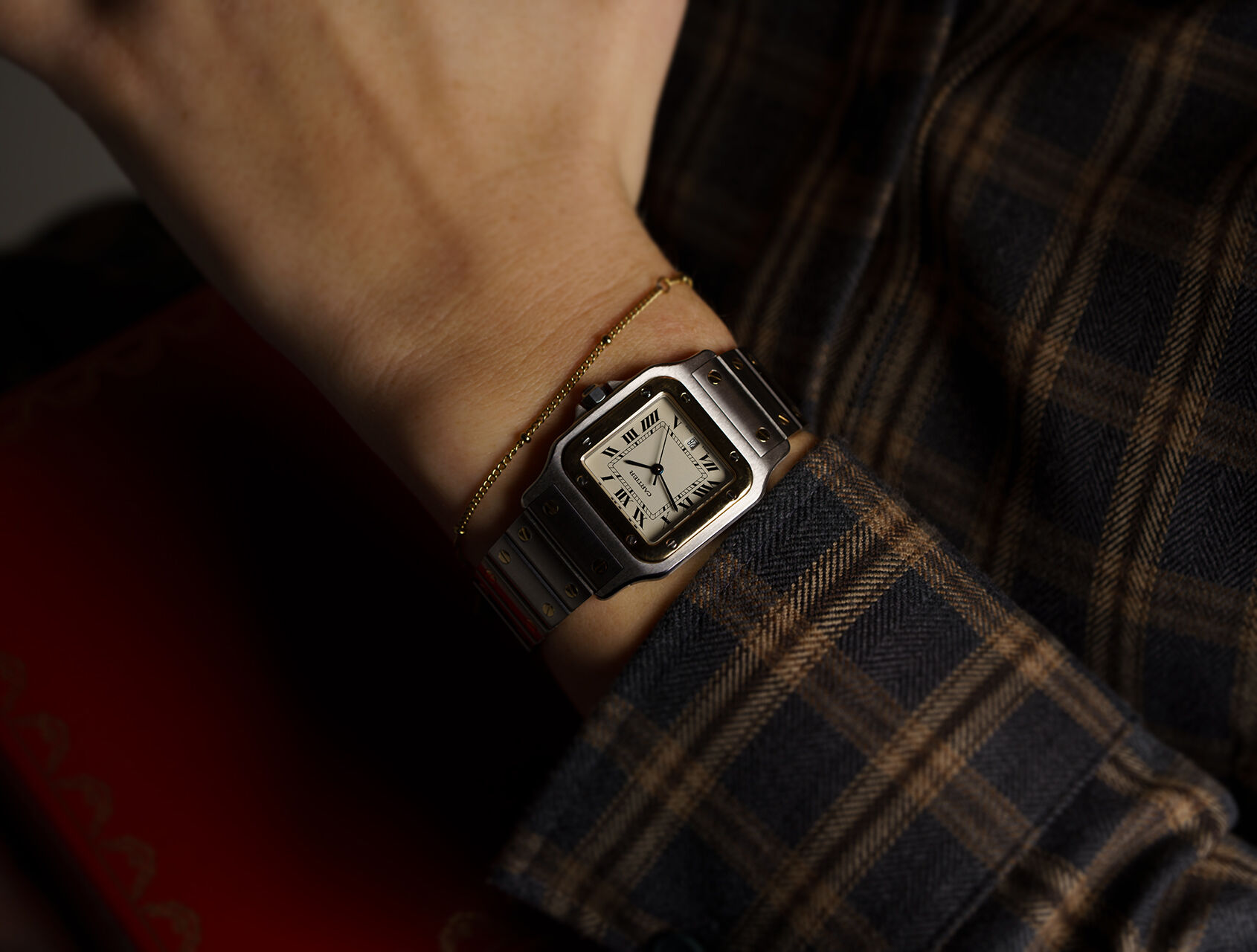 ref 1566 | 1566 - Gold & Steel | Cartier Santos 