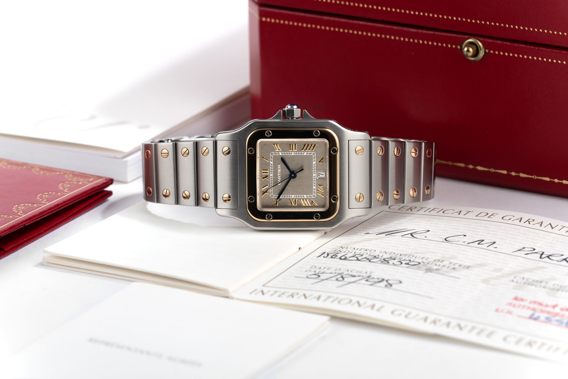 ref 1566 | 18ct Gold & Steel | Cartier Santos 