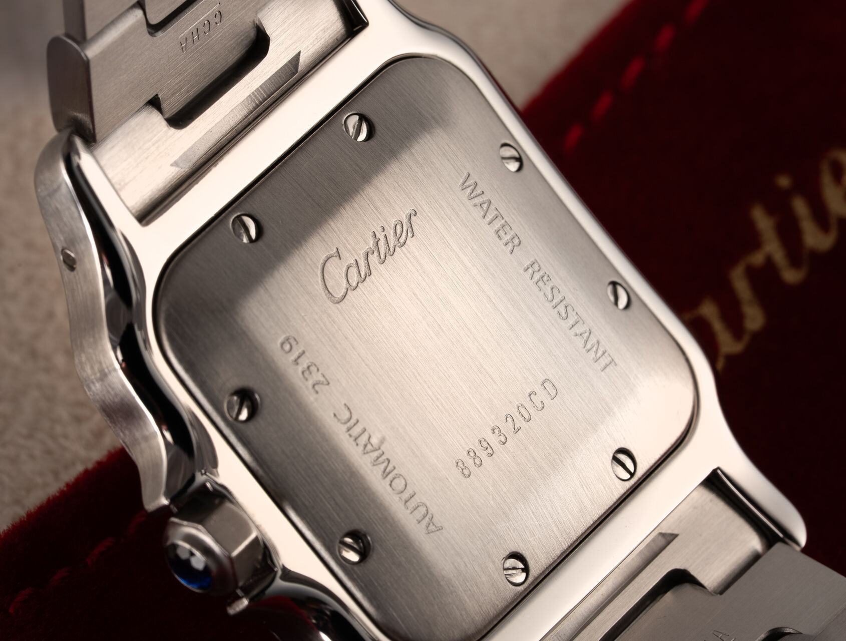 ref 2319 | 2319 - Cartier Service Warranty  | Cartier Santos 