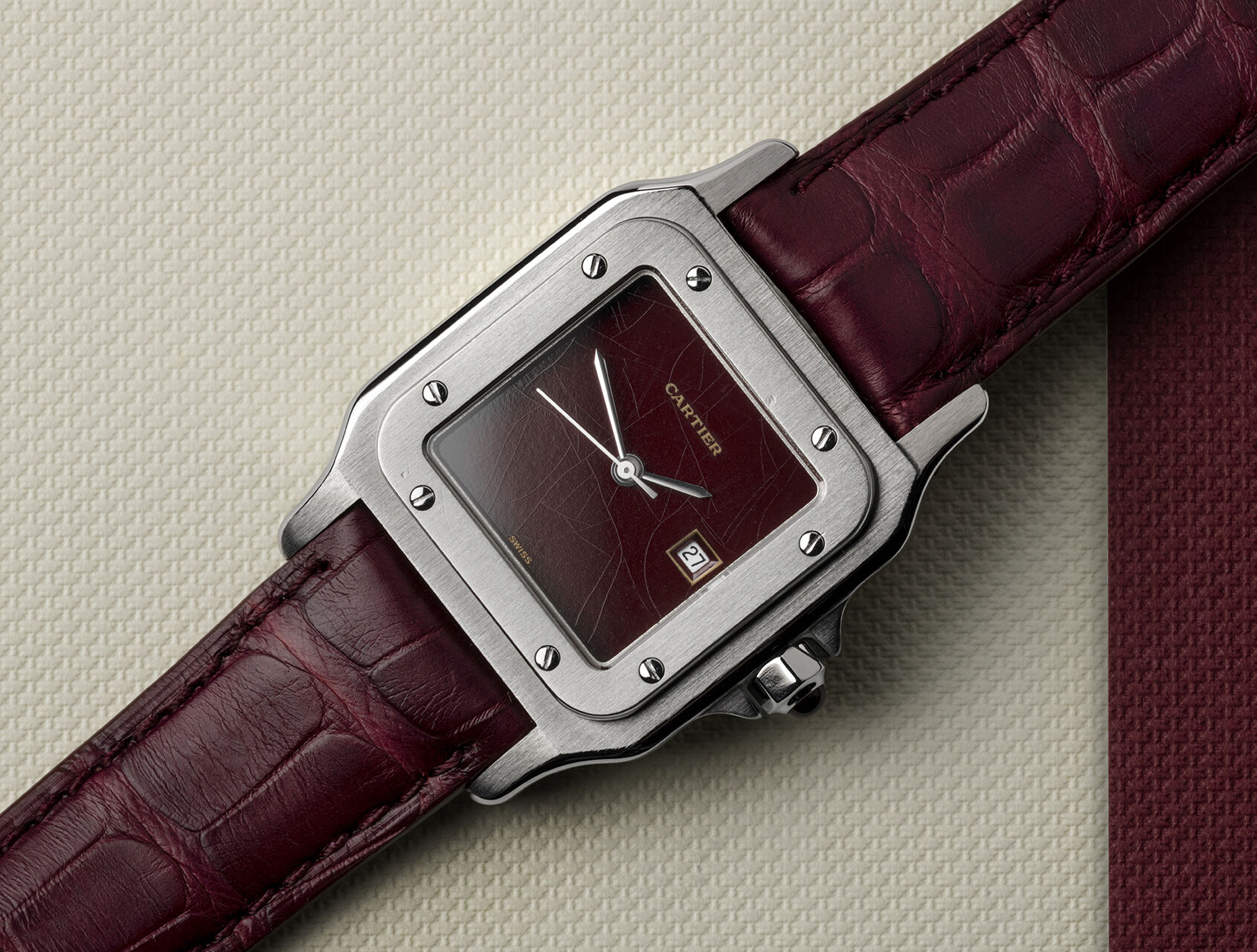 ref 2960 | Rouge 'Spider' Dial | Cartier Santos 