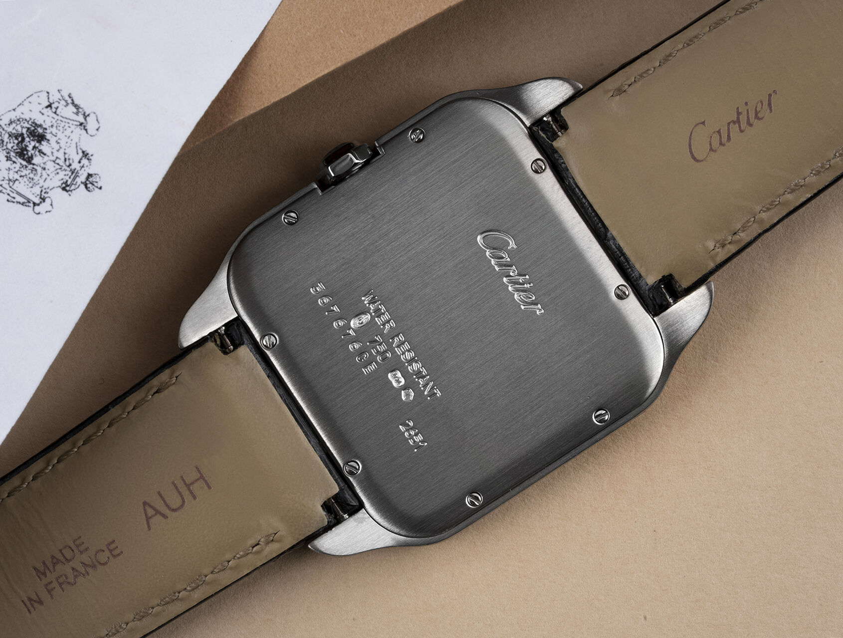 ref W2007051 | 2651 - White Gold | Cartier Santos Dumont