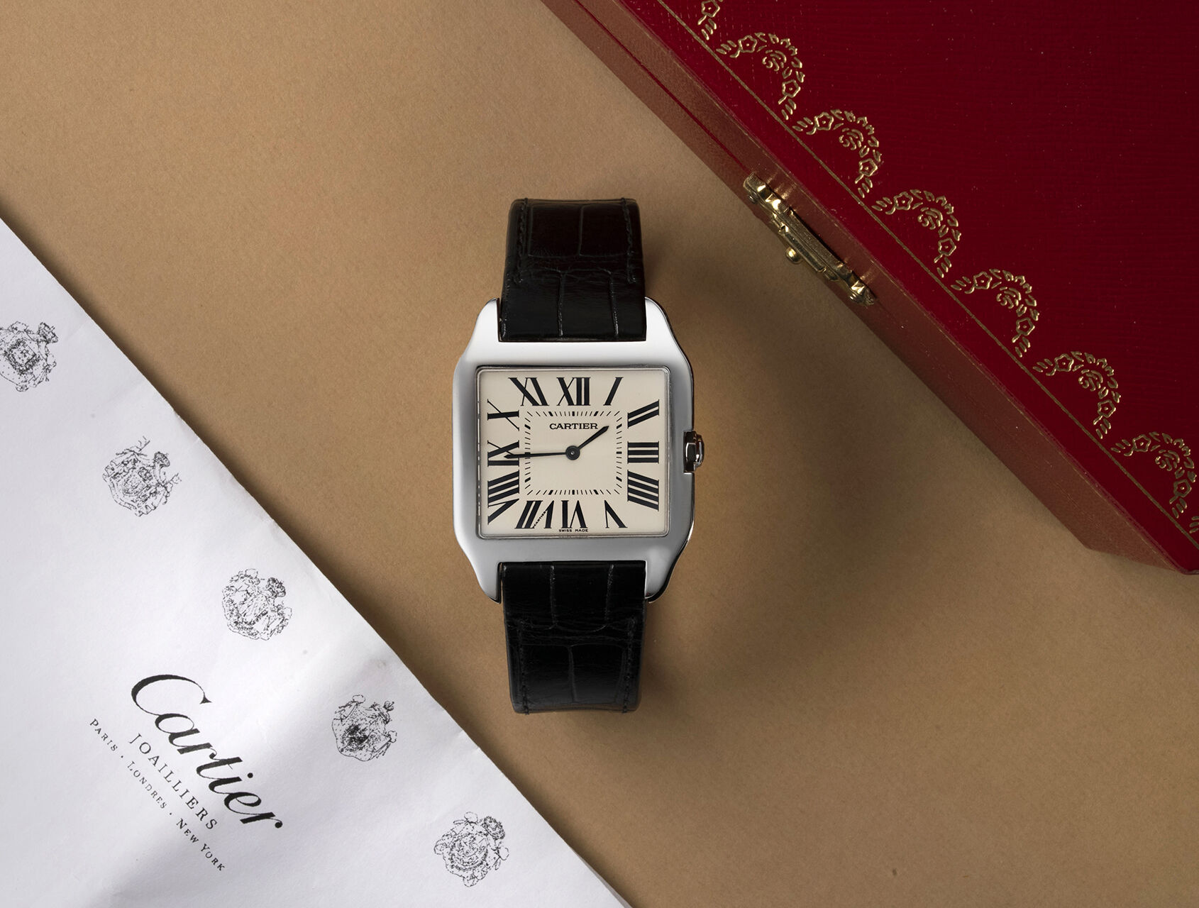 ref W2007051 | 2651 - White Gold | Cartier Santos Dumont