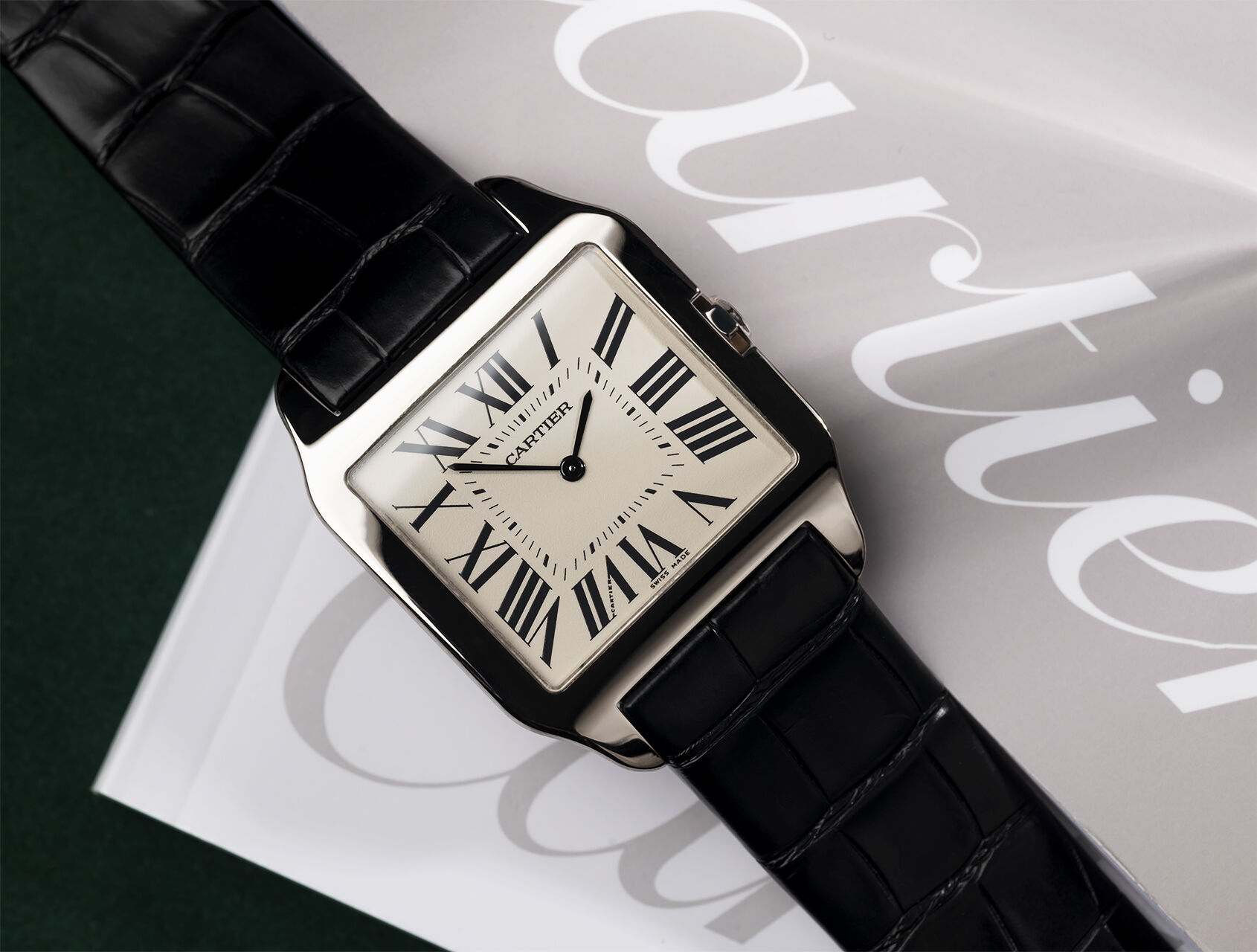 ref W2007051 | W2007051 - White Gold | Cartier Santos Dumont