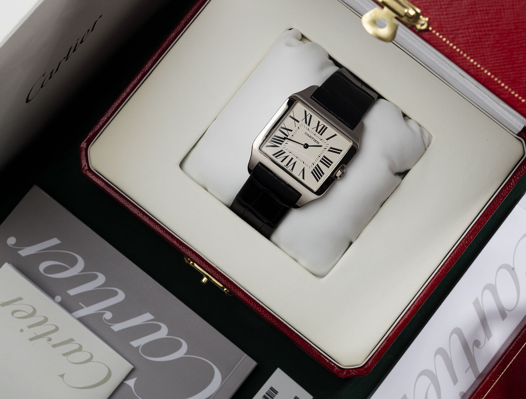 ref W2007051 | W2007051 - White Gold | Cartier Santos Dumont