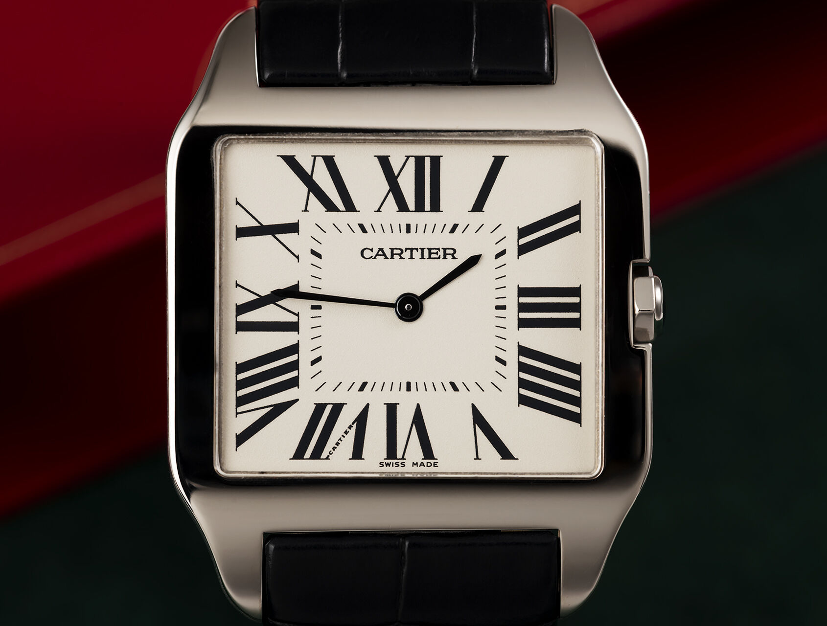 ref W2007051 | W2007051 - White Gold | Cartier Santos Dumont