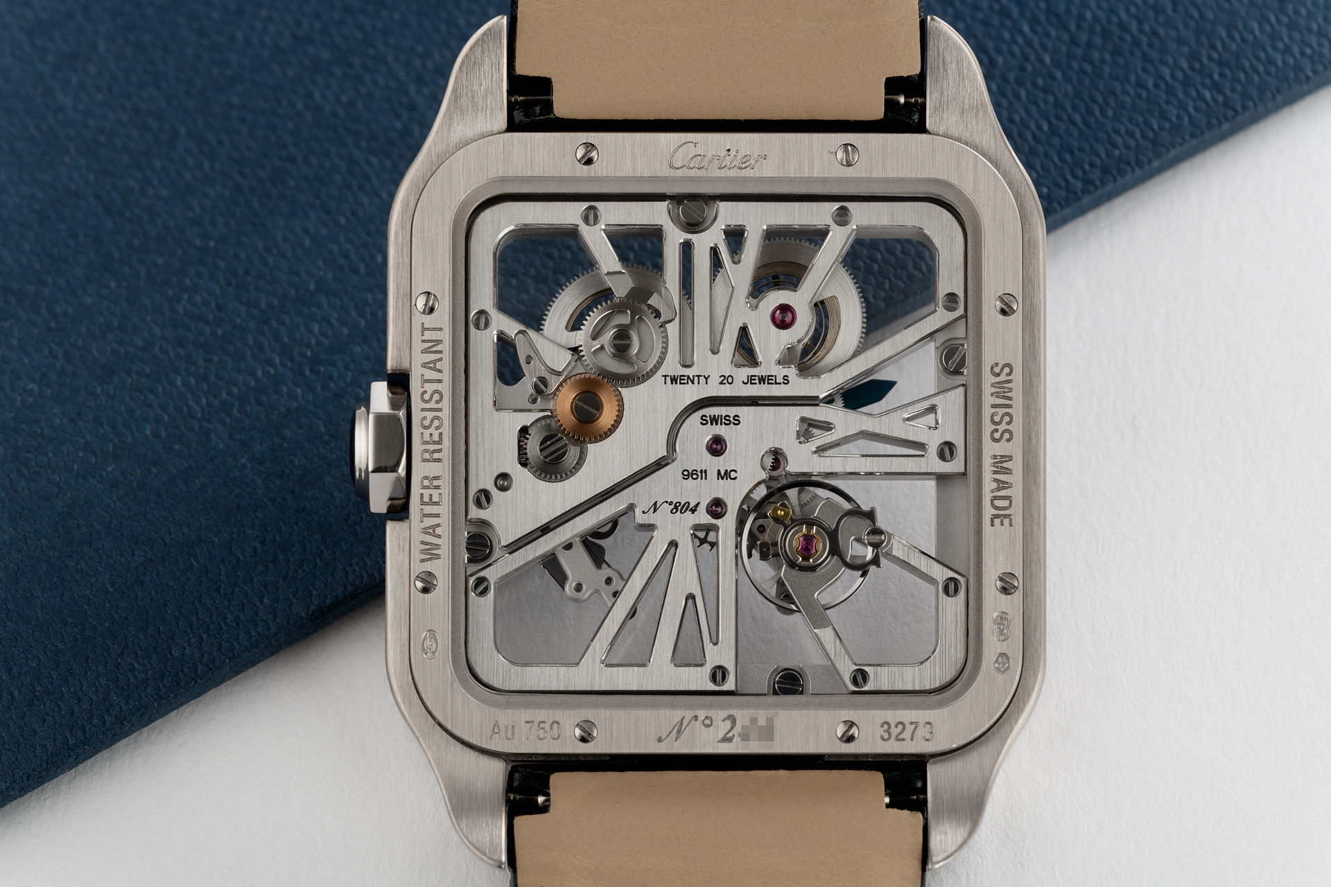 White Gold "XL" | ref 3273 | Cartier Santos Dumont Skeleton