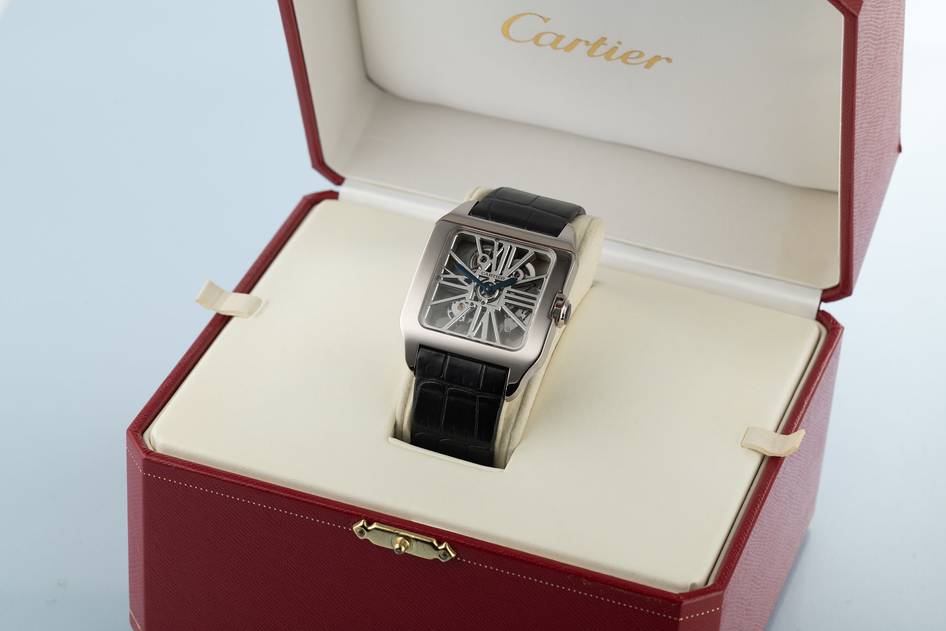 White Gold "XL" | ref 3273 | Cartier Santos Dumont Skeleton