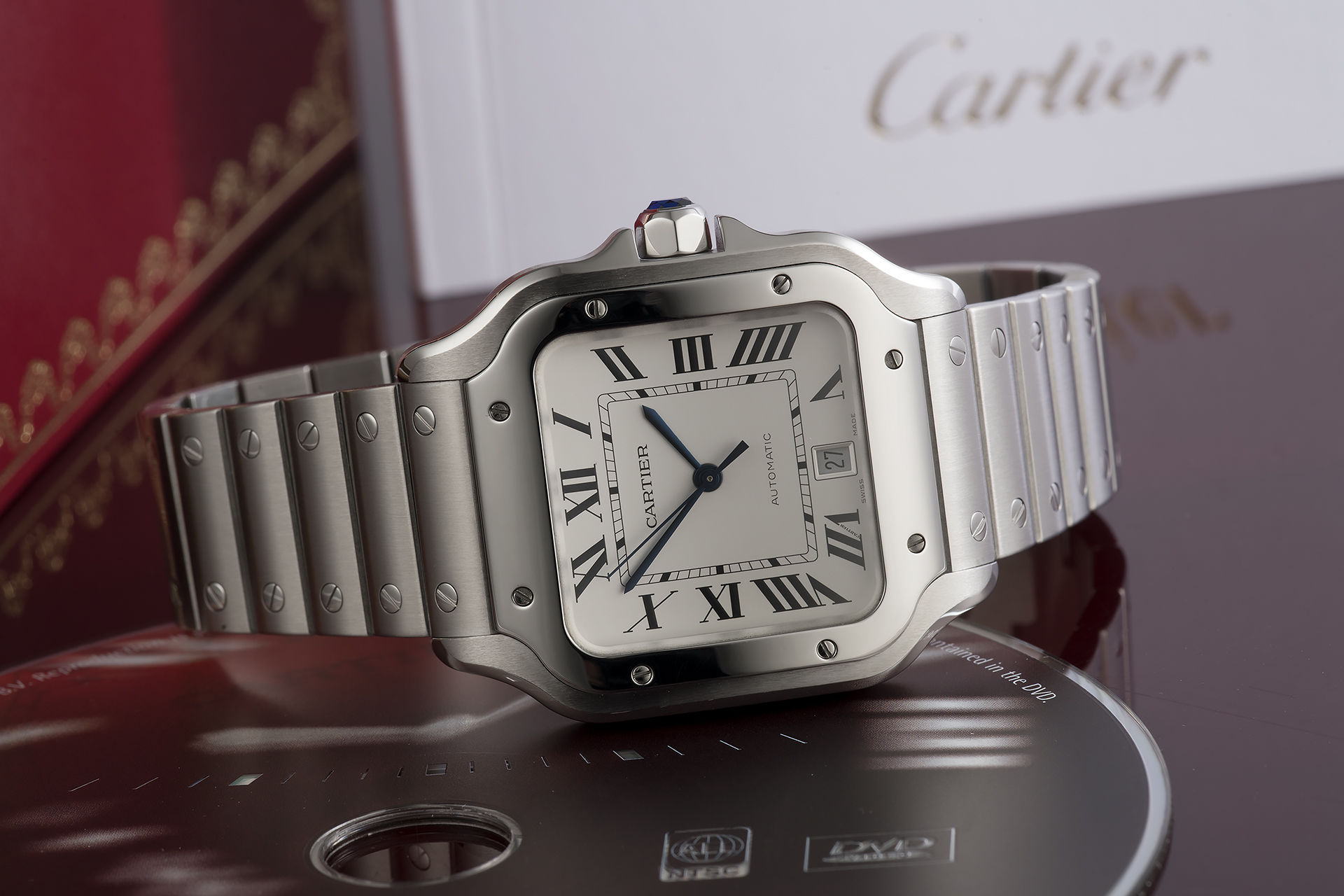 ref WSSA0018 | Interchangeable Strap & Bracelet | Cartier Santos 