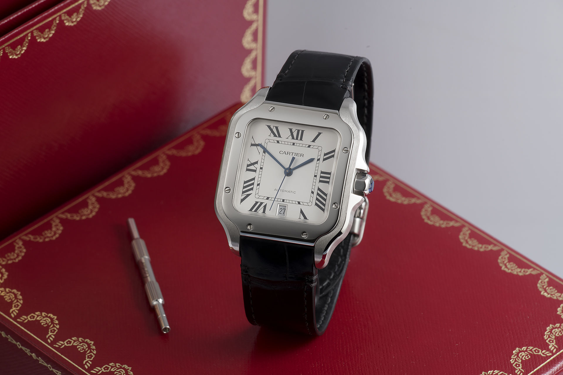 ref WSSA0018 | Interchangeable Strap & Bracelet | Cartier Santos 