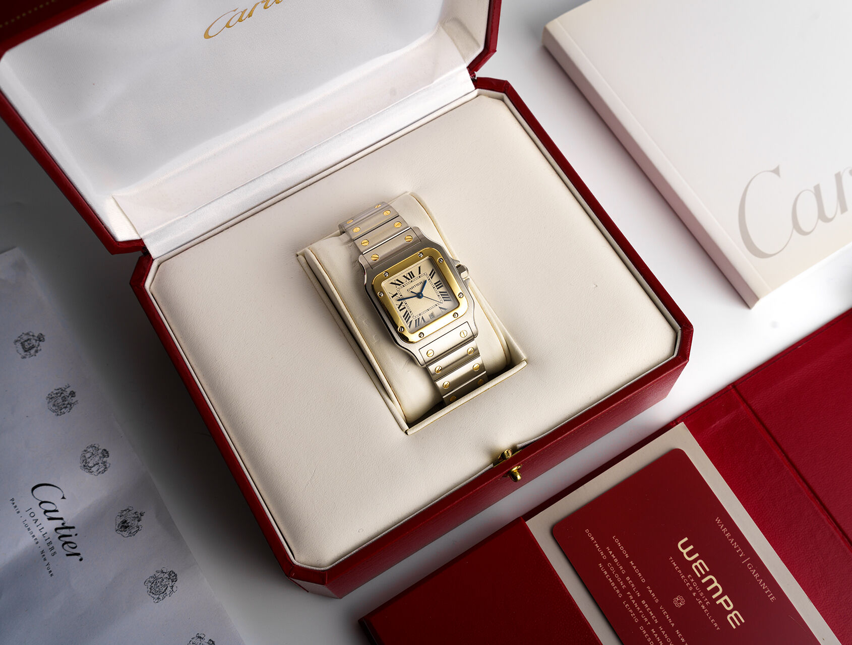 ref 1566 | Santos Galbee | Cartier Santos 