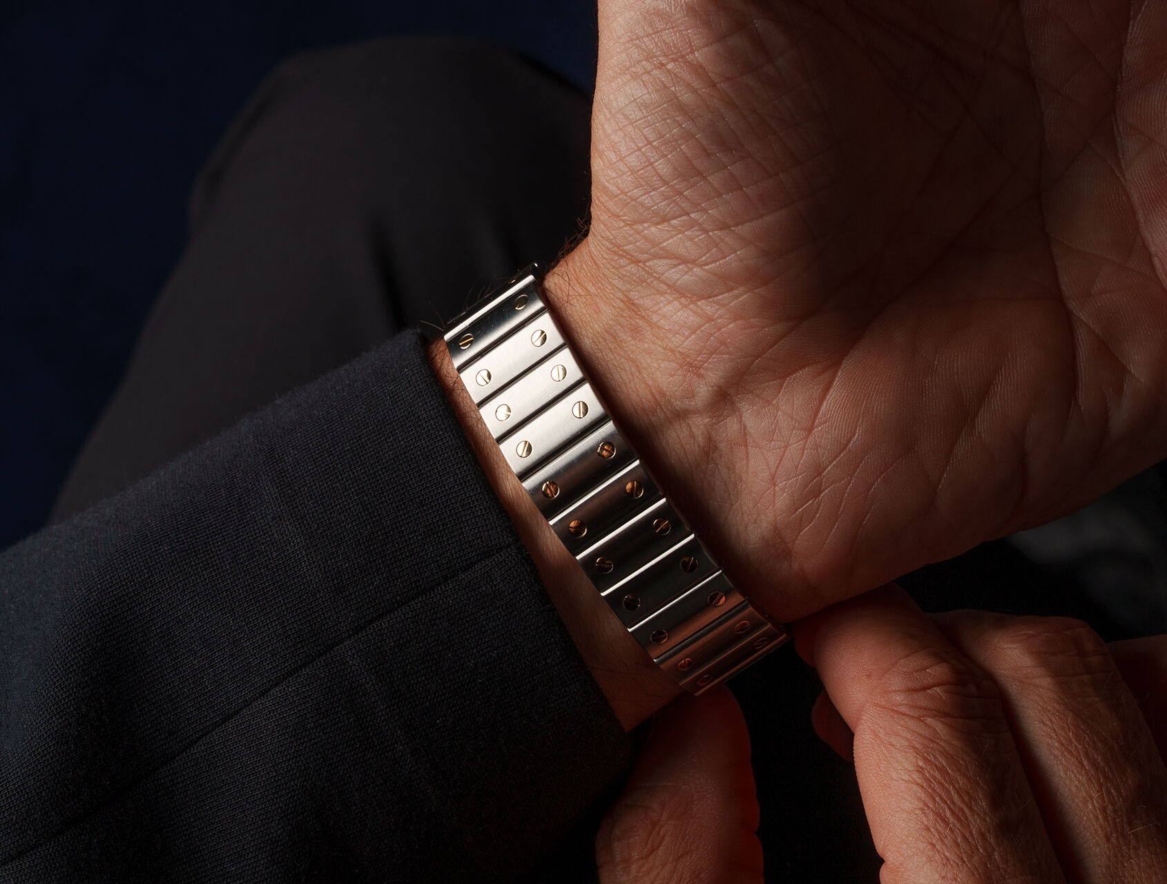ref 1566 | Santos Galbee | Cartier Santos 