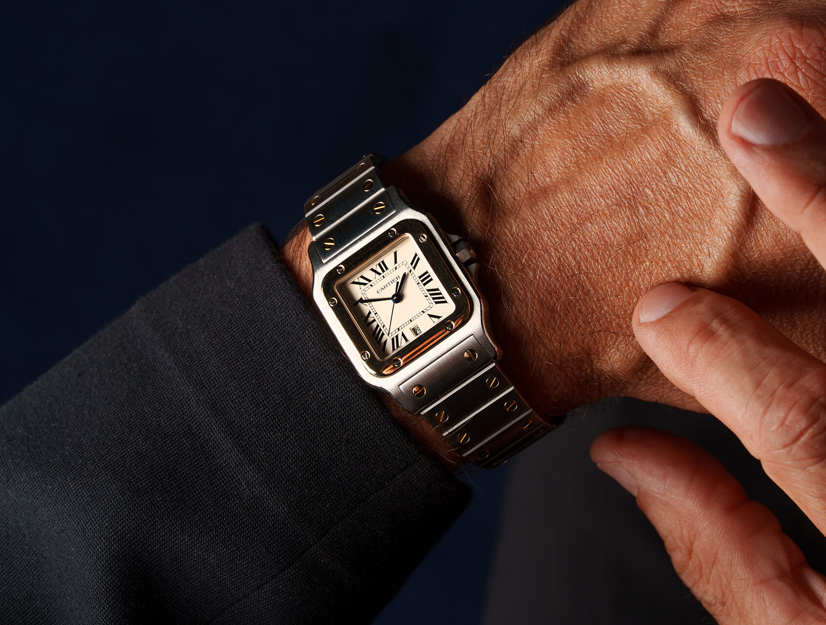 ref 1566 | Santos Galbee | Cartier Santos 