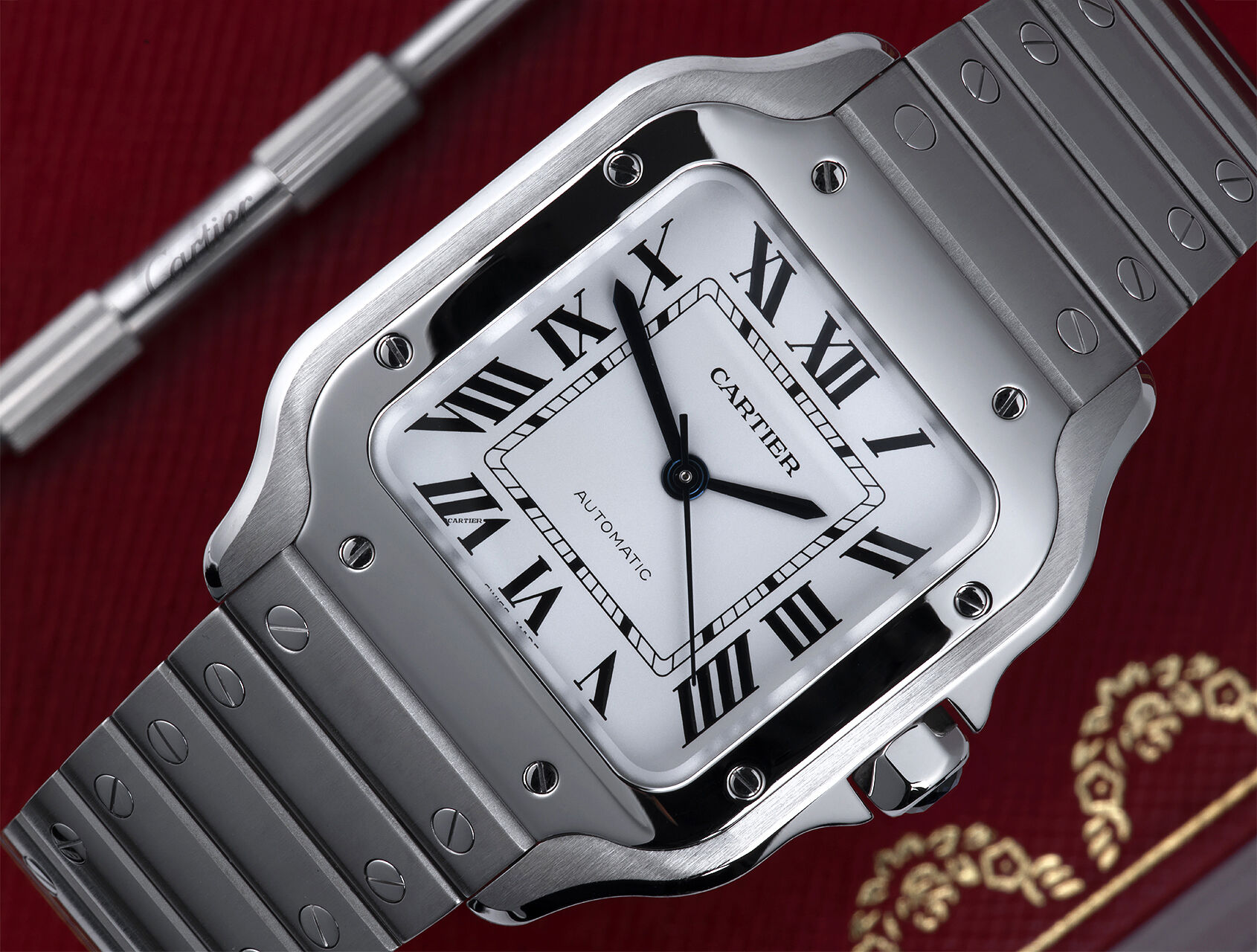 ref WSSA0029 | WSSA0029 - Medium Size | Cartier Santos 