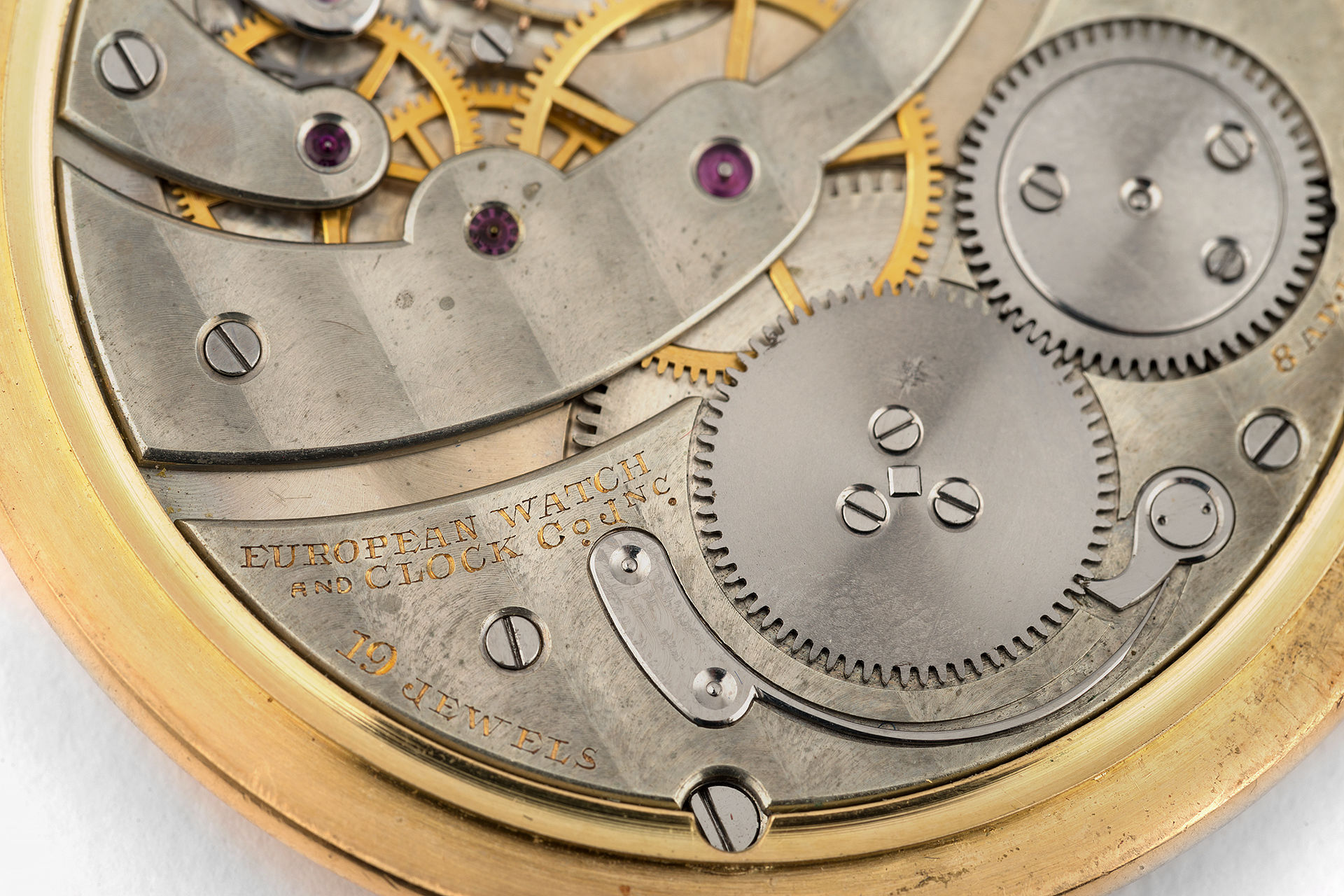 ref 1200 | 'Guillotine' Yellow Gold | Cartier Shutter Pocket Watch