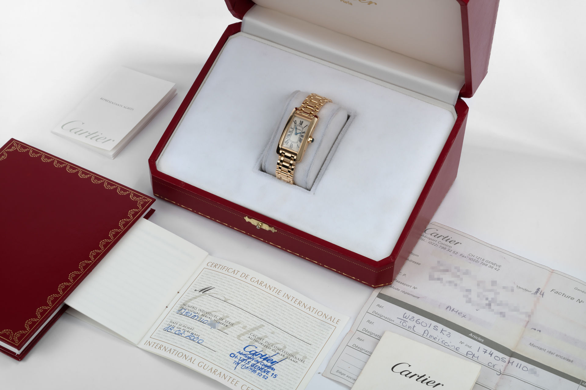 ref 1710 | 18ct Yellow Gold | Cartier Tank Américaine