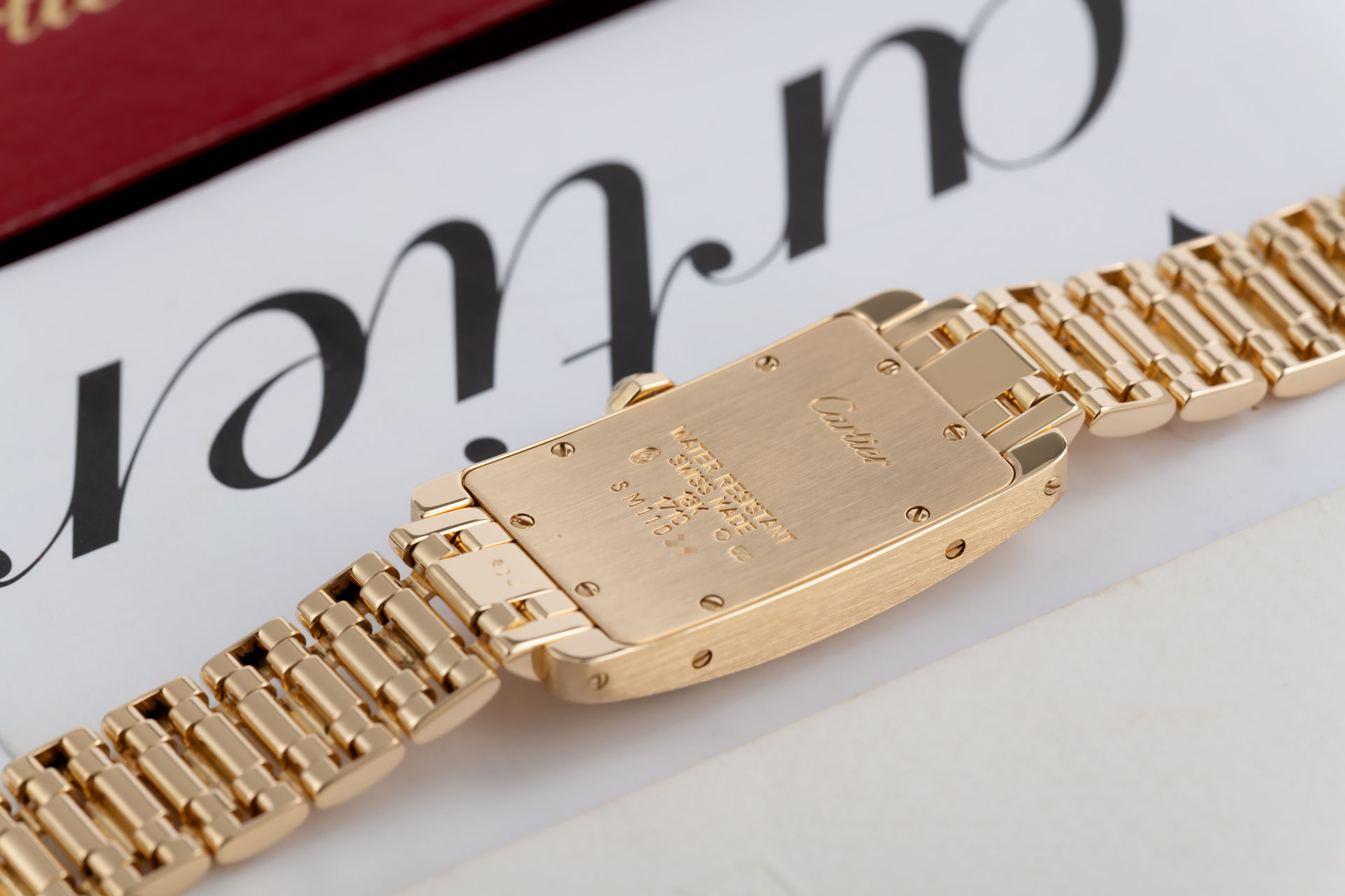 ref 1710 | 18ct Yellow Gold | Cartier Tank Américaine