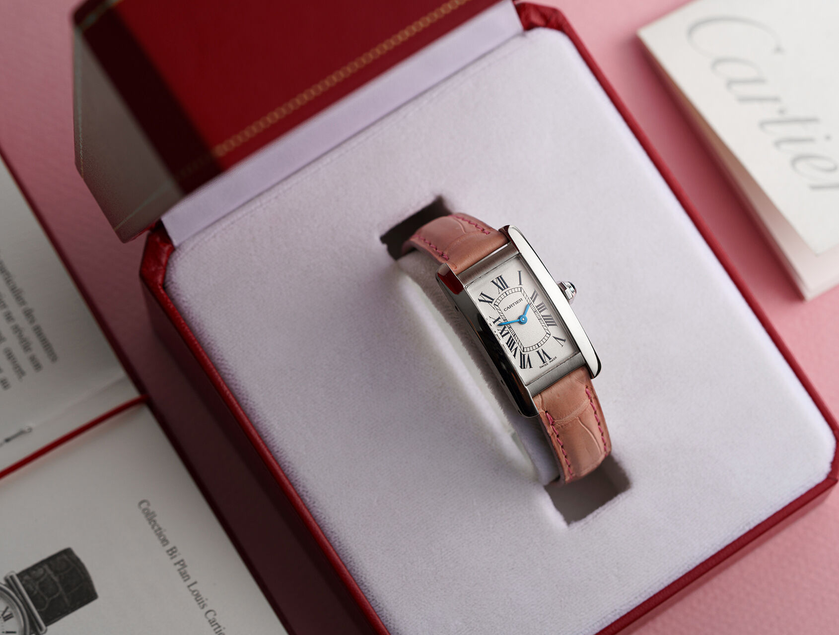 ref 2489 | 2489 - White Gold | Cartier Tank Américaine