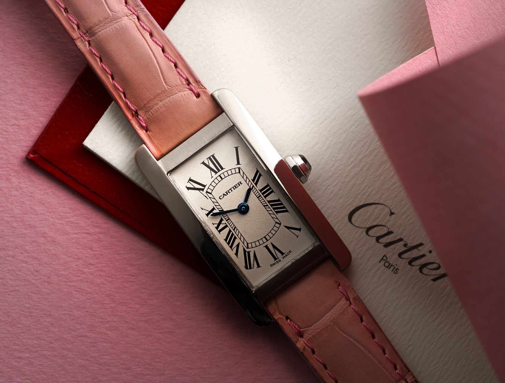 ref 2489 | 2489 - White Gold | Cartier Tank Américaine