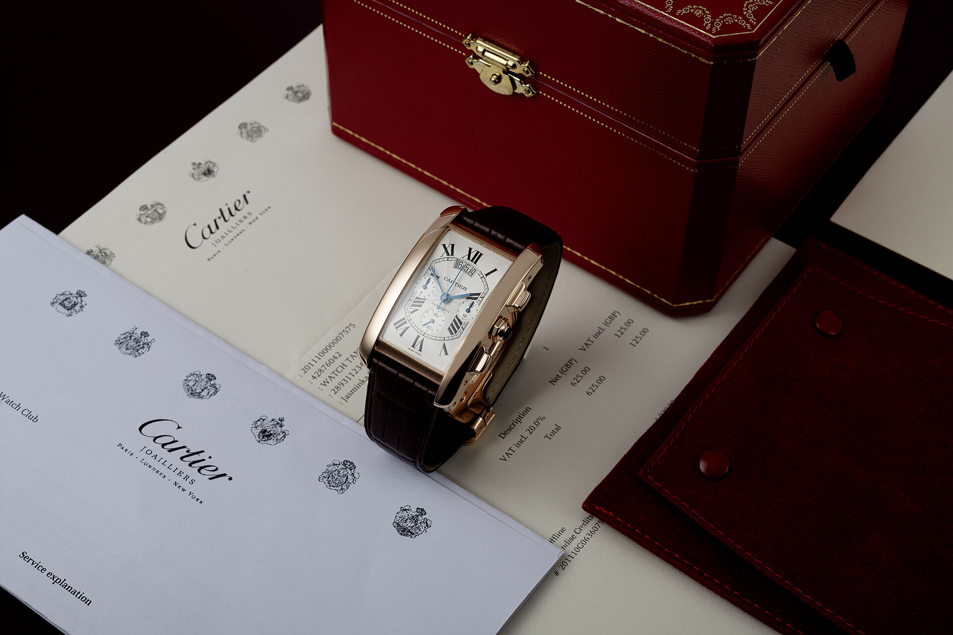 ref W2609356 | Automatic 'Chronograph' XL | Cartier Tank Américaine