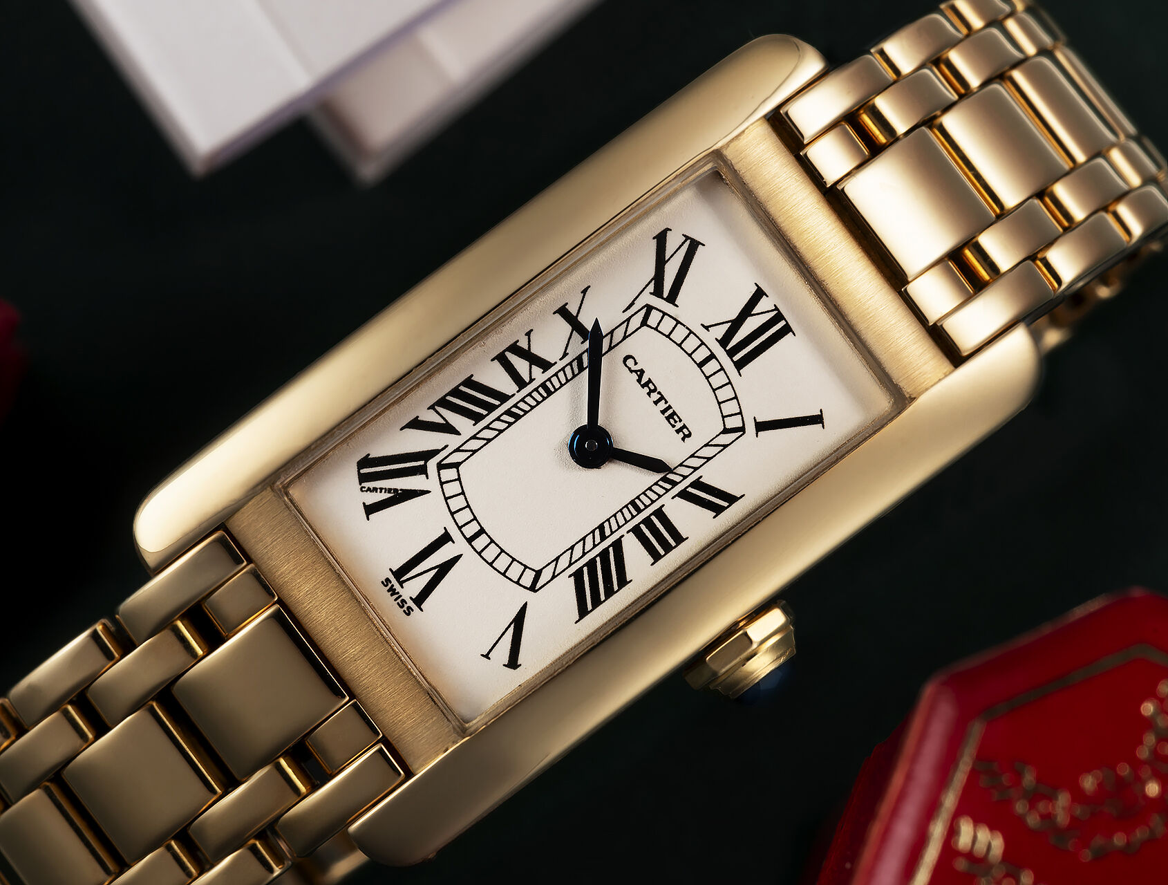 ref W26015K2 | W26015K2 - Box & Certificate | Cartier Tank Américaine