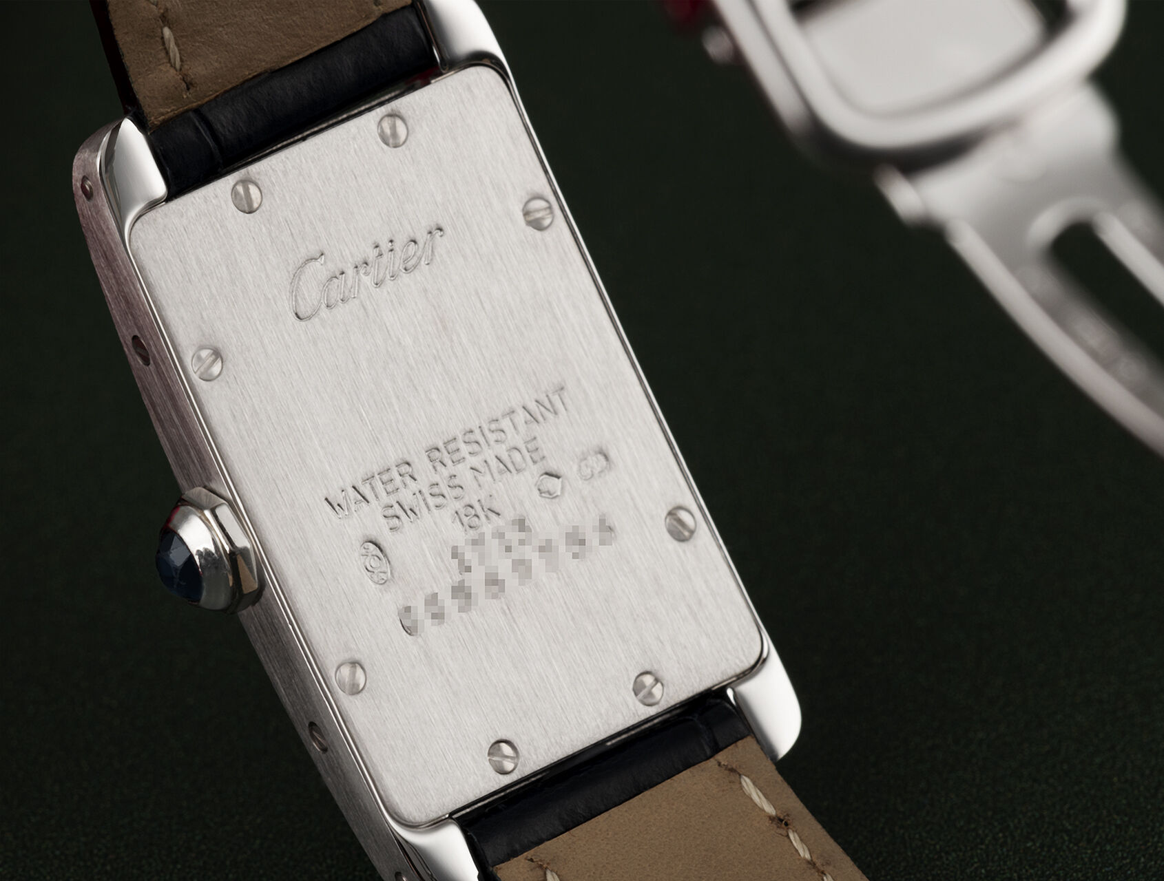 ref 1713 | White Gold | Cartier Tank Américaine