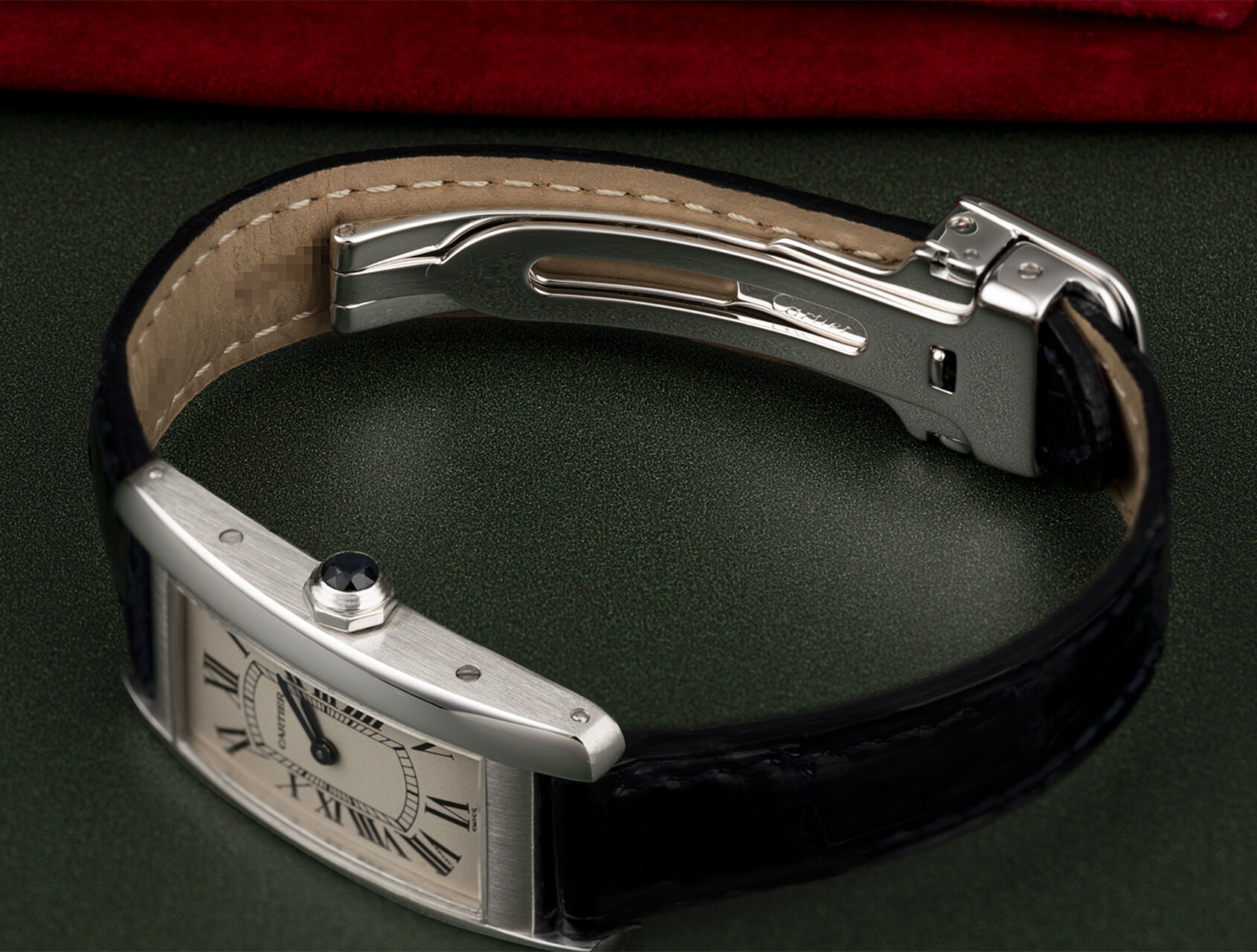 ref 1713 | White Gold | Cartier Tank Américaine