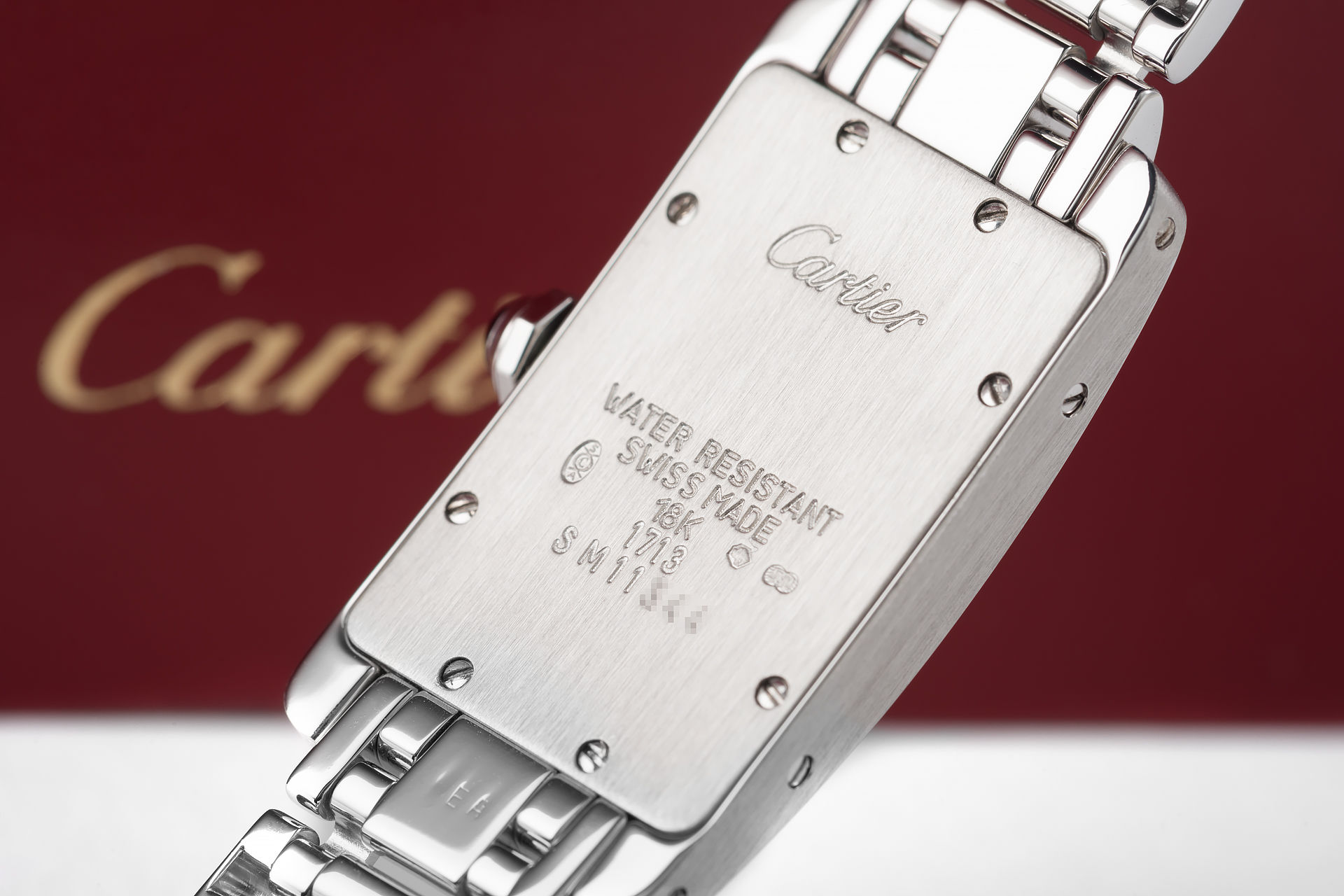 ref 1713 | Lady's 18ct White Gold  | Cartier Tank Américane