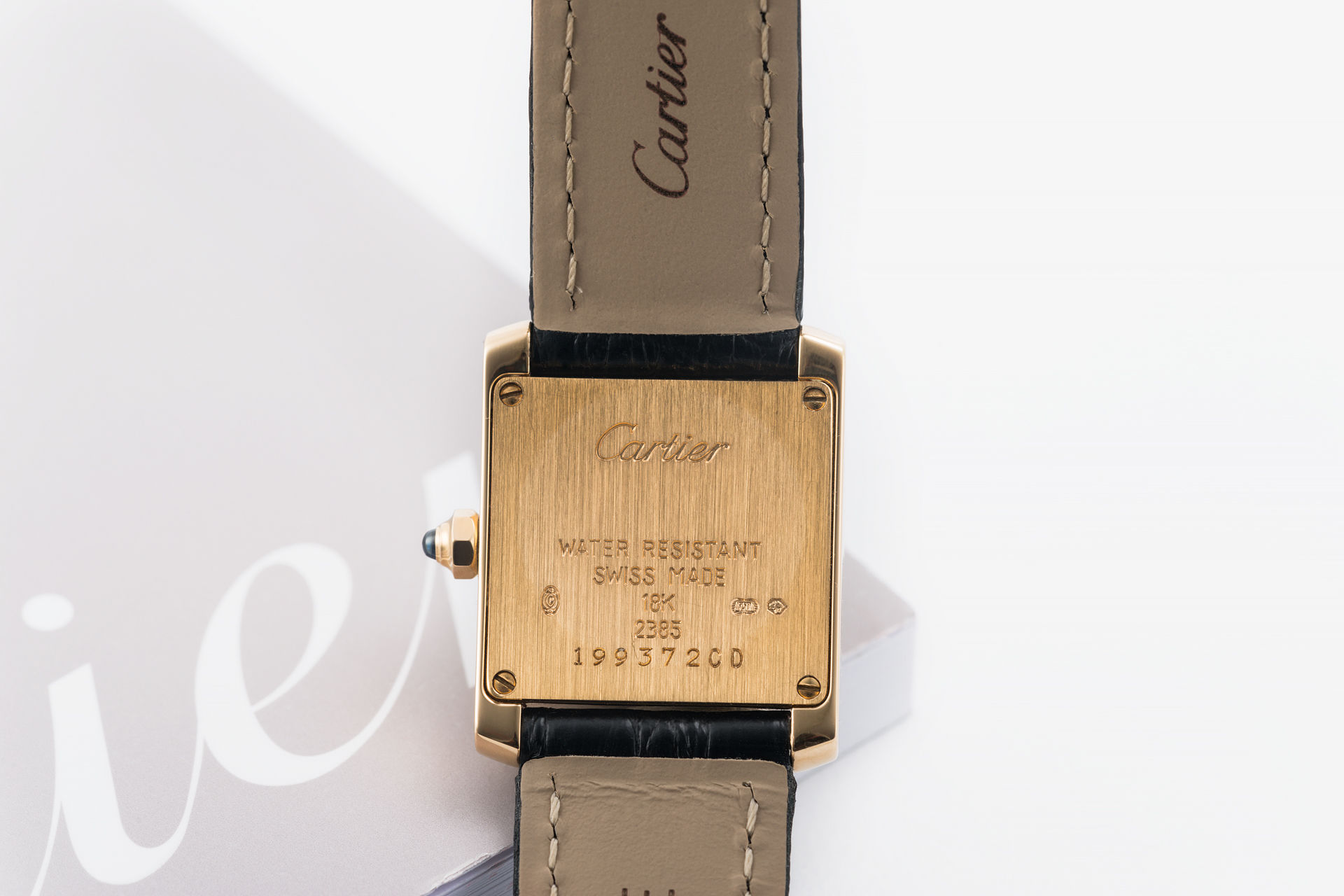 ref W5000256 | 18ct Gold 'Full Set' | Cartier Tank Française