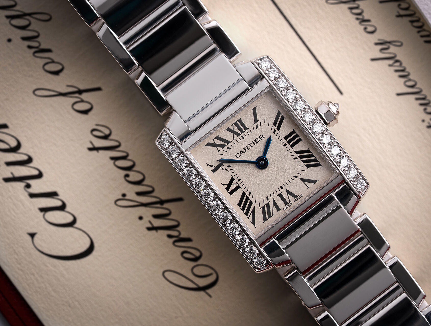 ref 2403 | 2403 - White Gold | Cartier Tank Française
