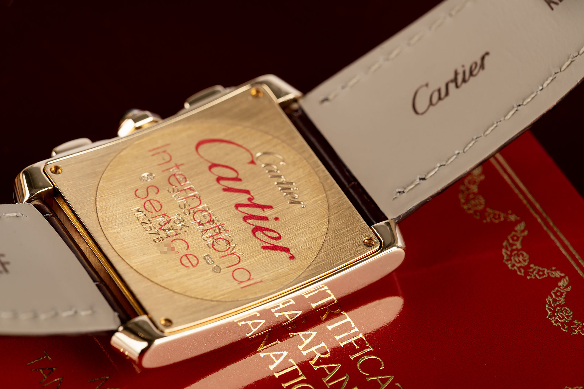  | 'Box & Certificate' | Cartier Tank Française