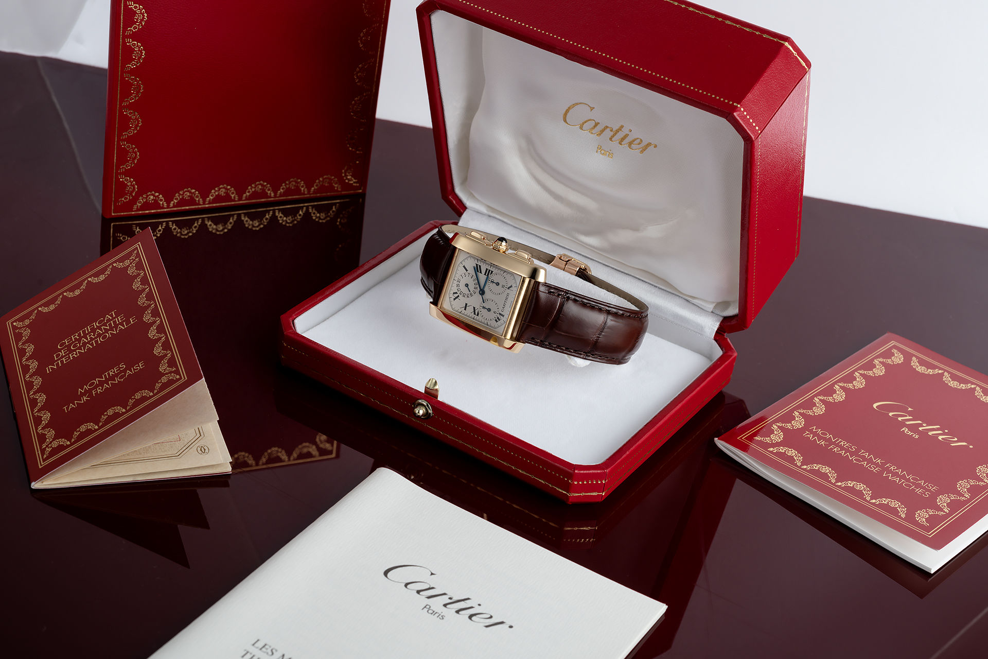  | 'Box & Certificate' | Cartier Tank Française