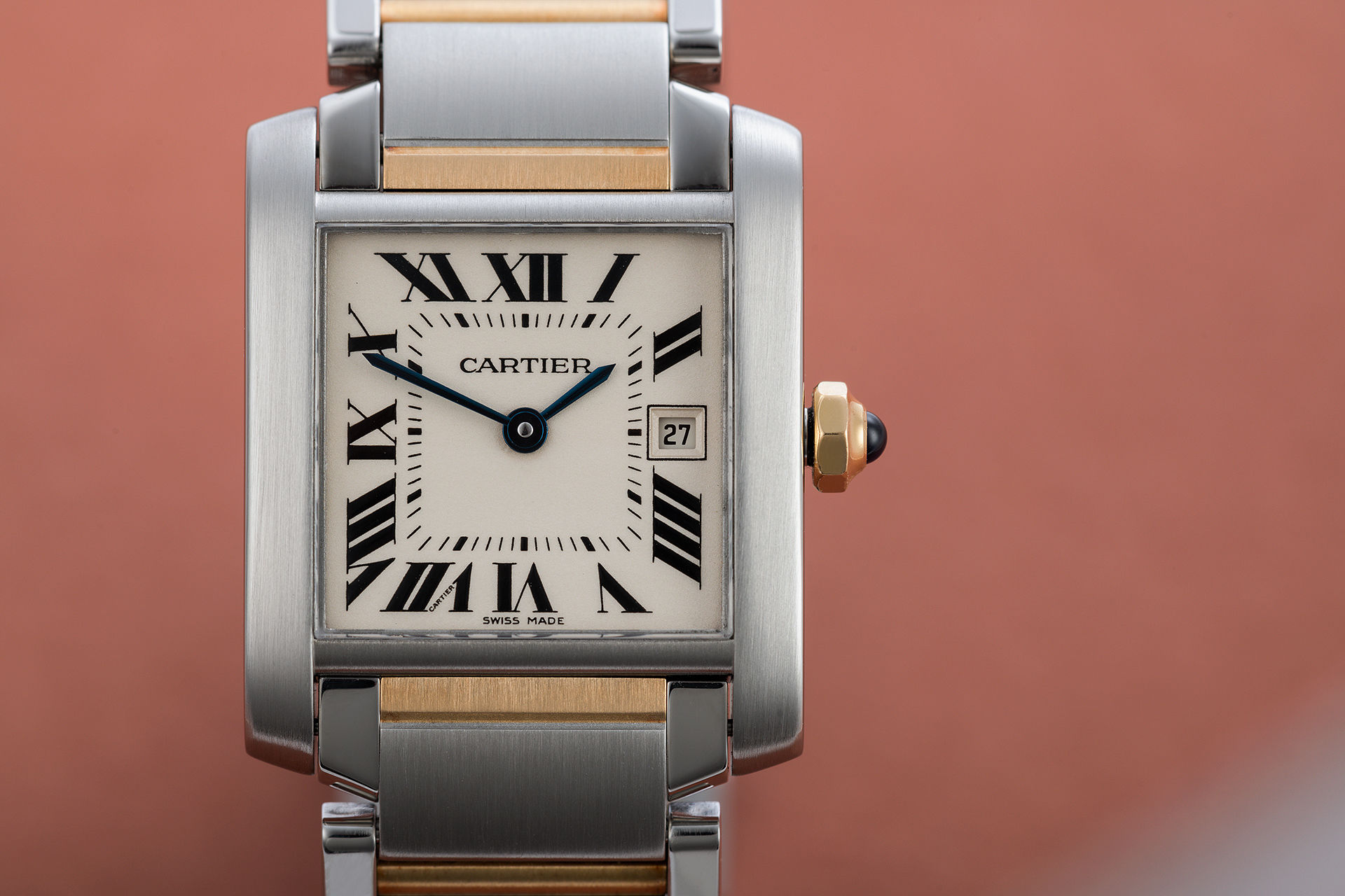 ref W51012Q4 | Classic Mid-Size 'Box & Papers' | Cartier Tank Française