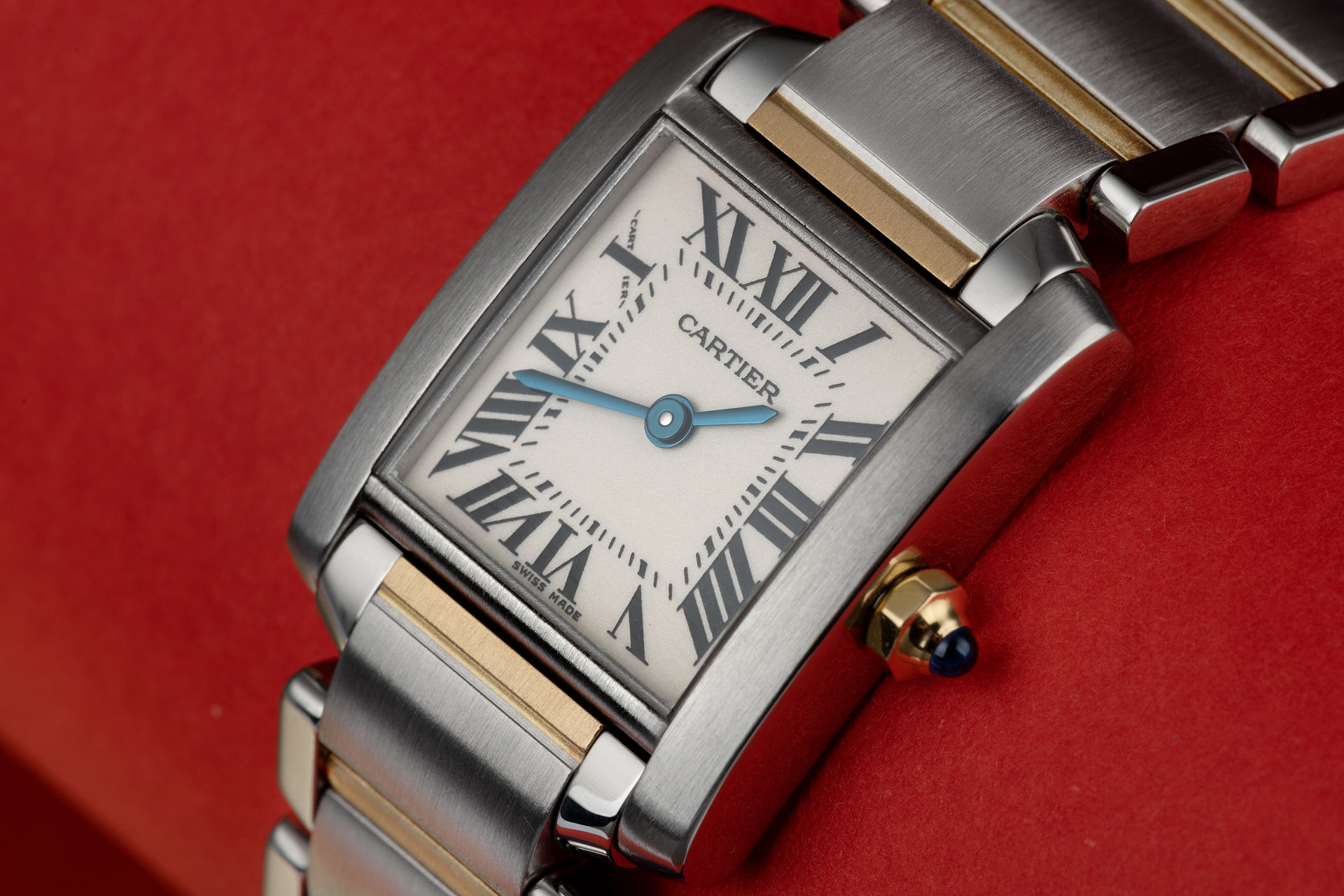 ref 2384 | Gold & Steel 'Full Set' | Cartier Tank Française