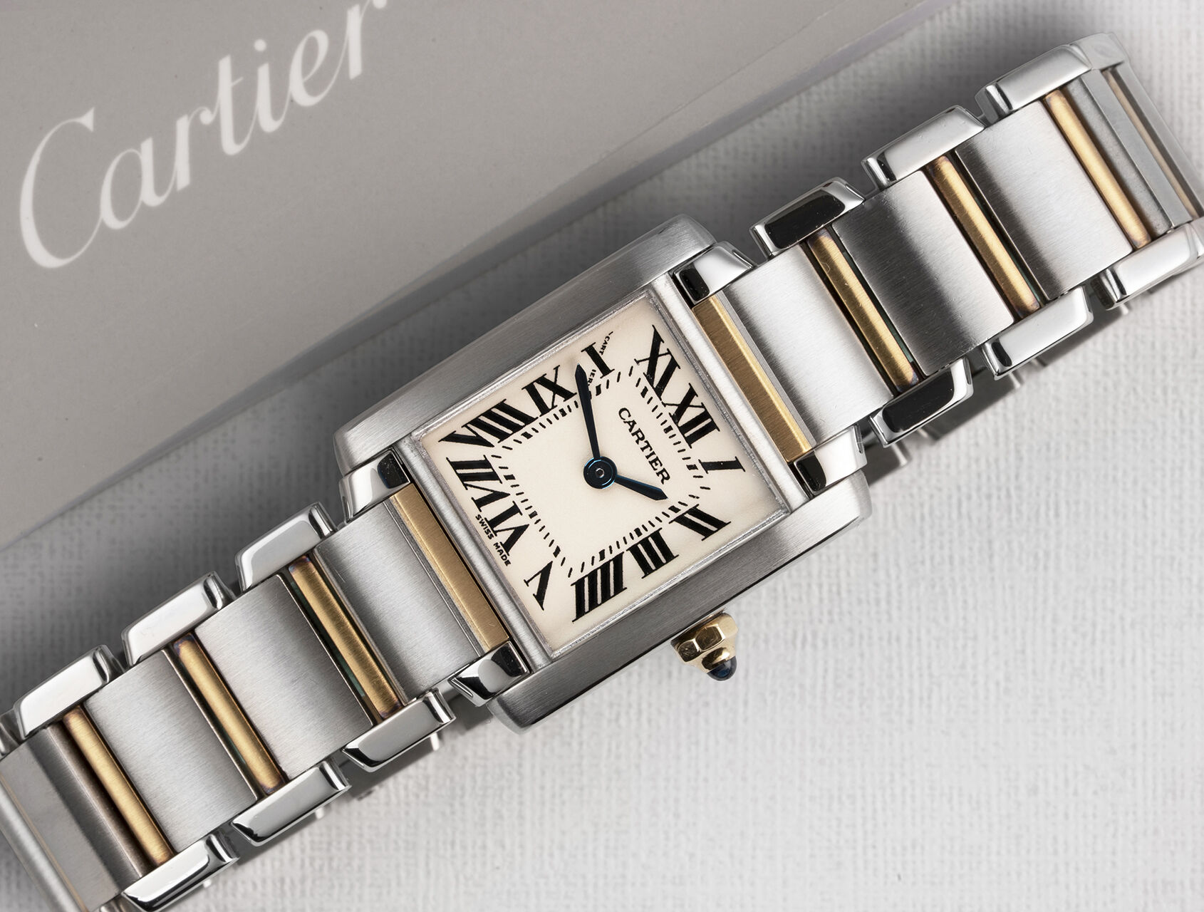 ref W51007Q4 | Tank Française | Cartier Tank Française