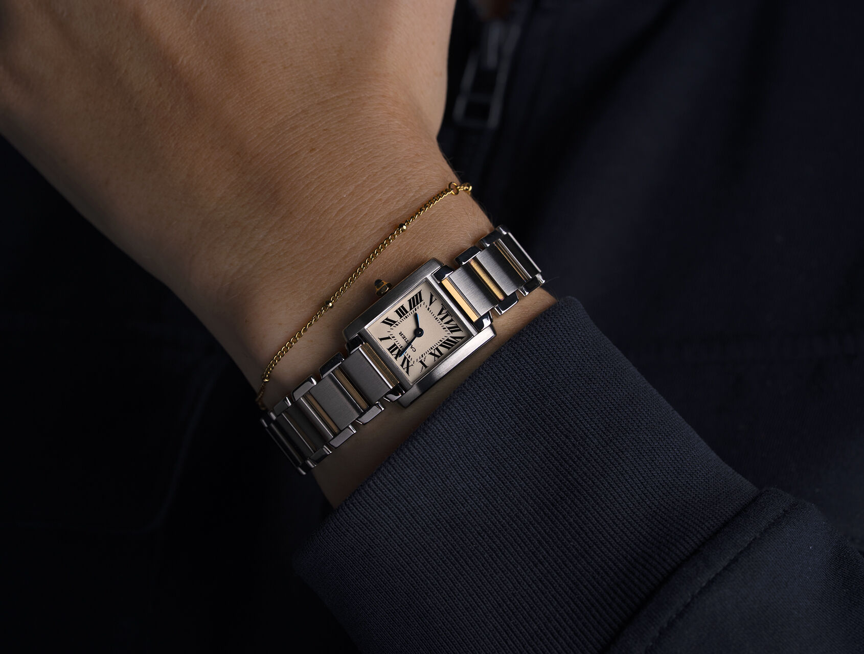 ref W51007Q4 | Tank Française | Cartier Tank Française