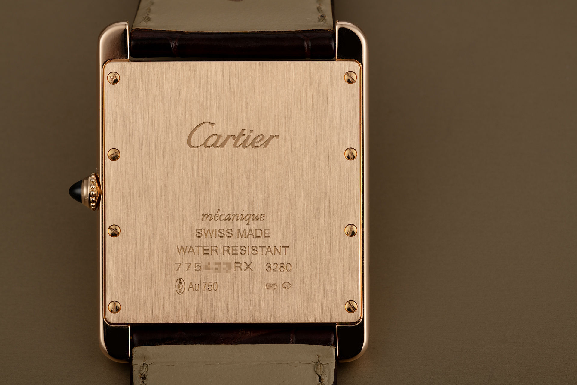 ref CRW1560017 | Rose Gold 'Mechanical'  | Cartier Tank Louis