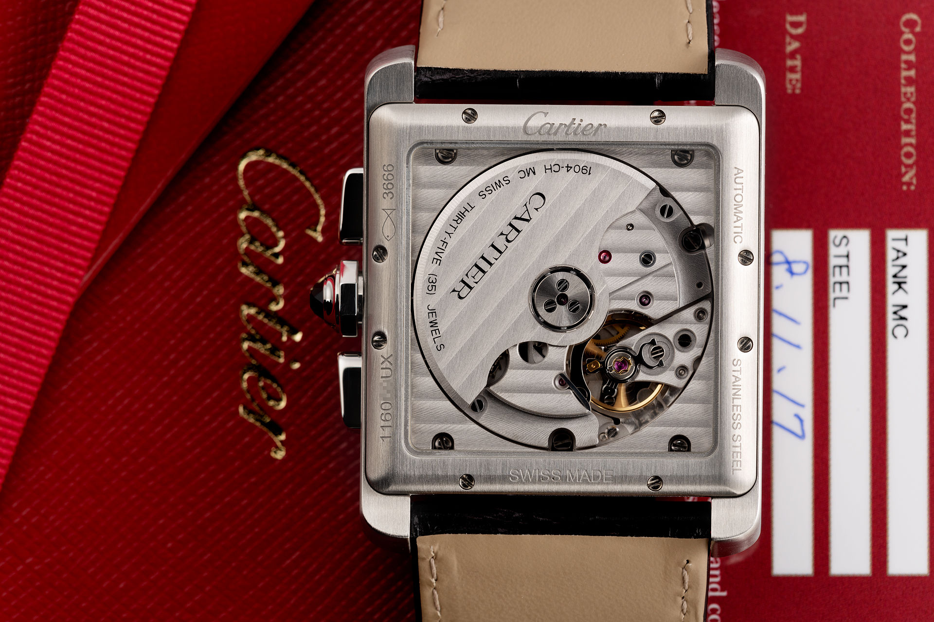 Cartier International Warranty | ref W5330007 | Cartier Tank MC Chronograph