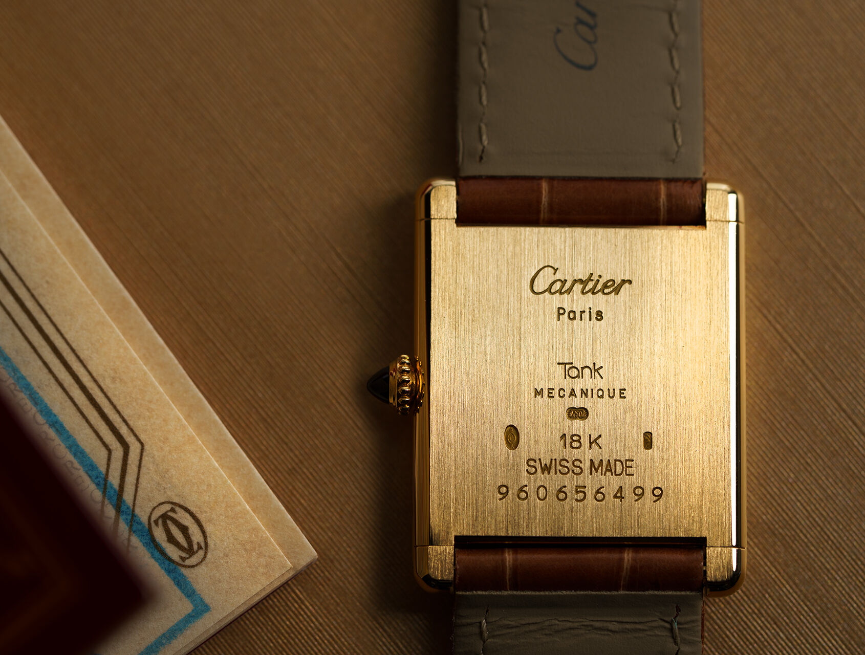  | Box & Certificate  | Cartier Tank Mechanique
