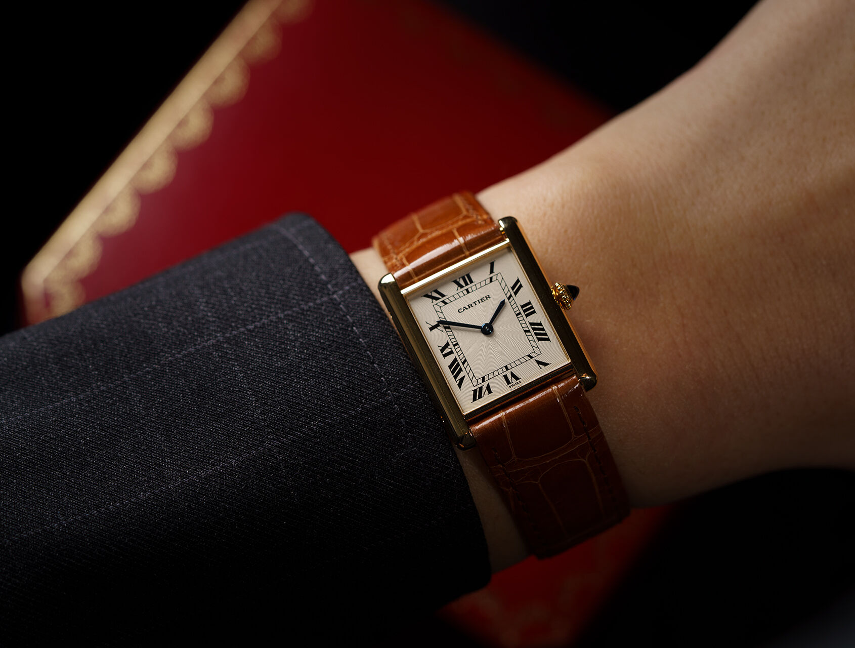  | Box & Certificate  | Cartier Tank Mechanique
