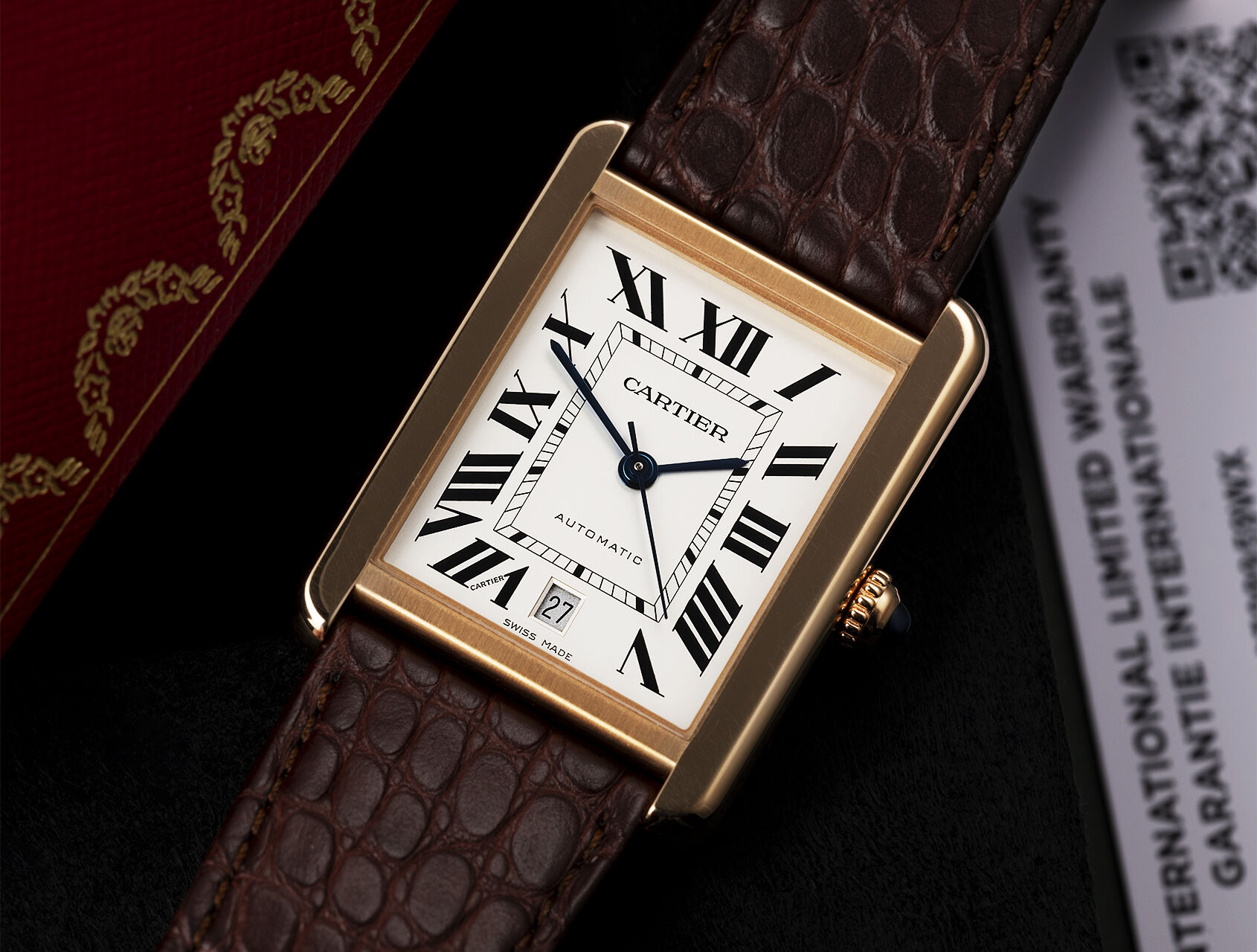  | 18ct Rose Gold | Cartier Tank Solo