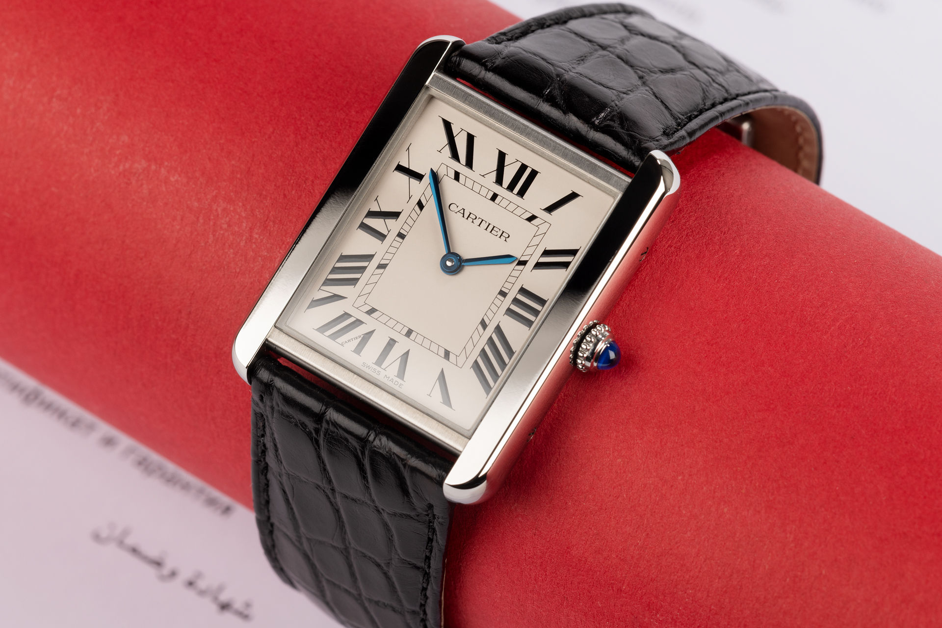 ref W5200003 | 'Box & Certificate' | Cartier Tank Solo