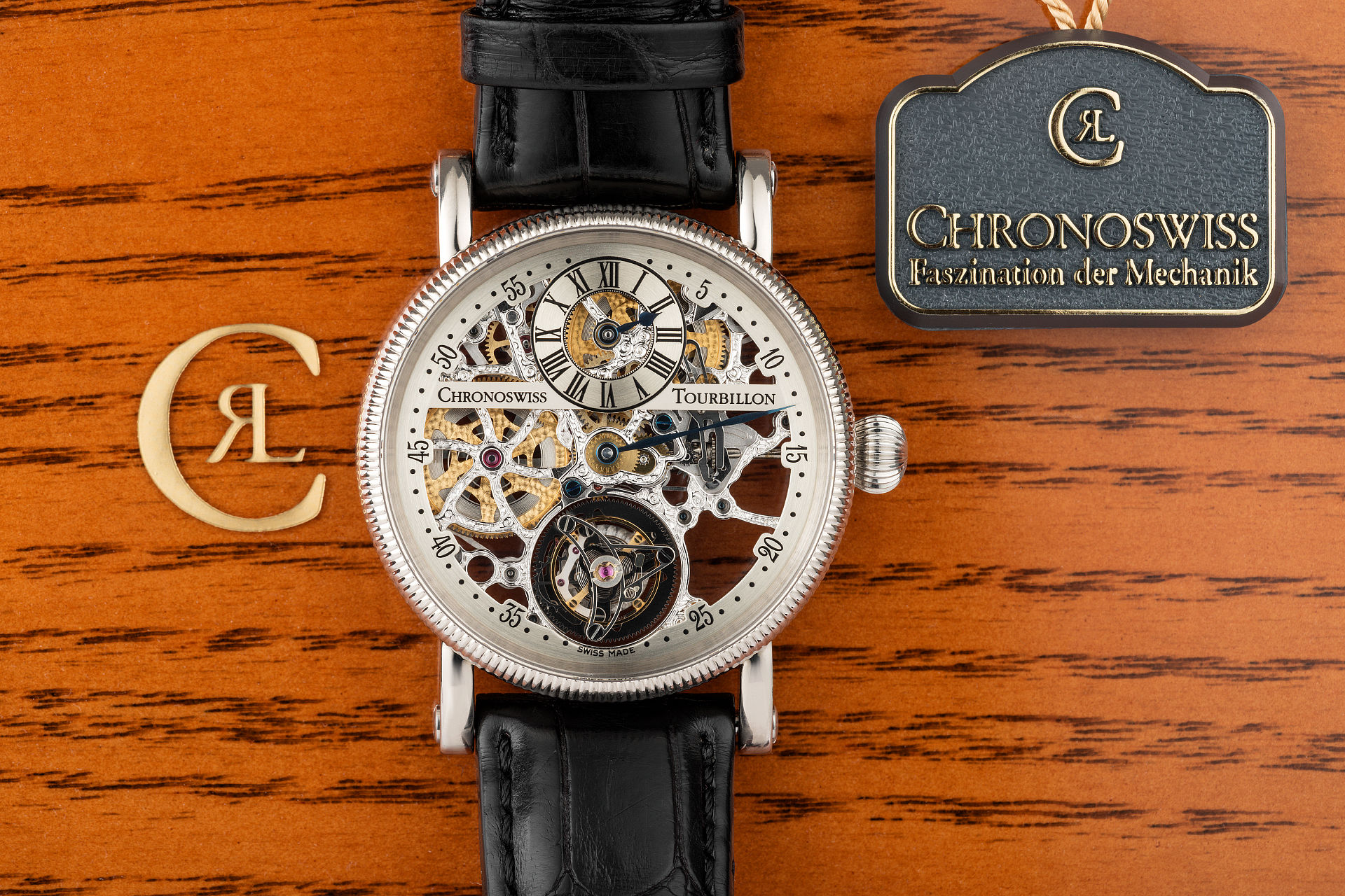 ref CH 3121 W | White Gold 'Chronoswiss Warranty' | Chronoswiss Régulateur à Tourbillon